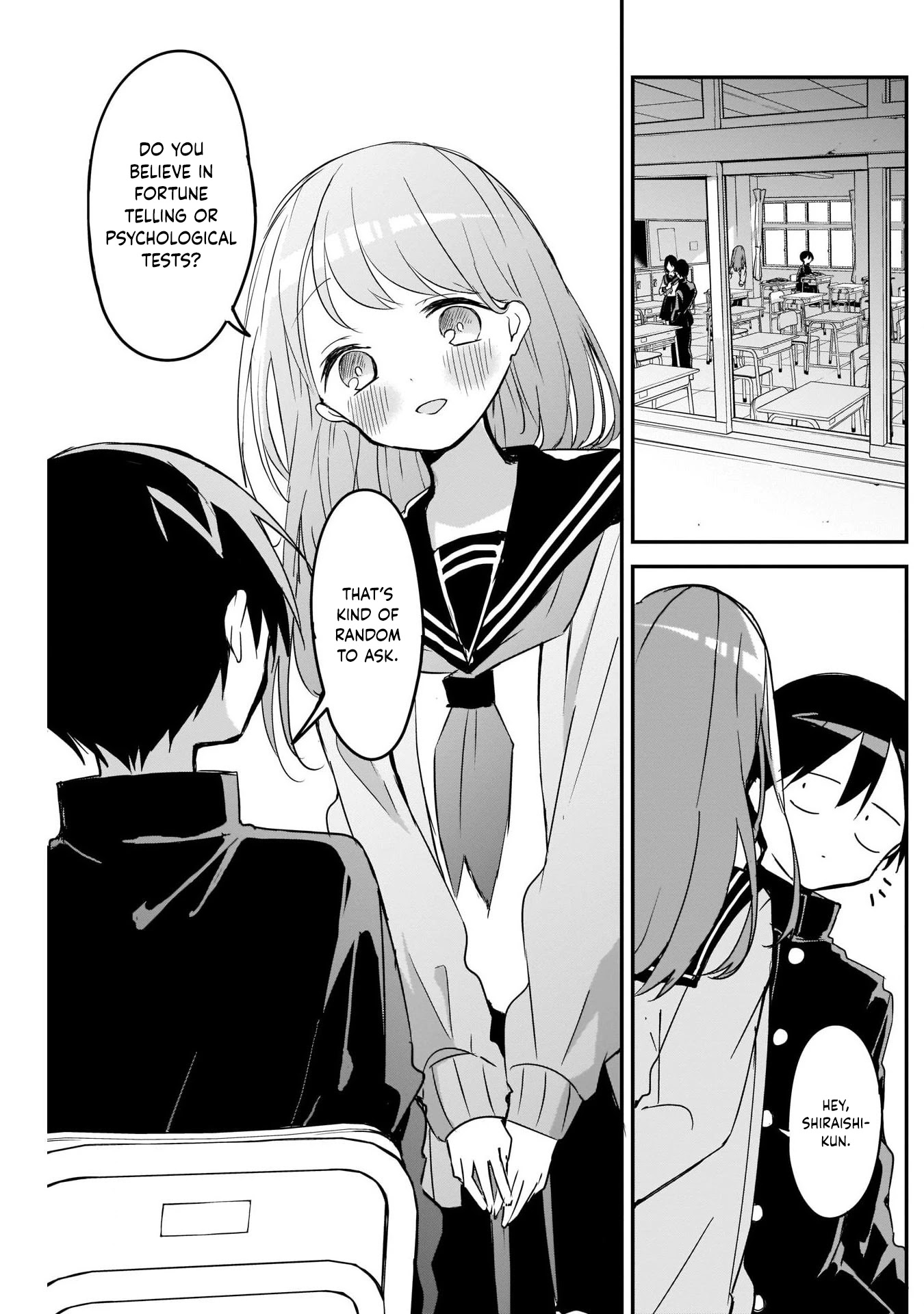 Kubo-san Doesn't Leave Me Be (a Mob) Chapter 45 page 2 - Chapter 45: Psychological Tests and Inner Depth