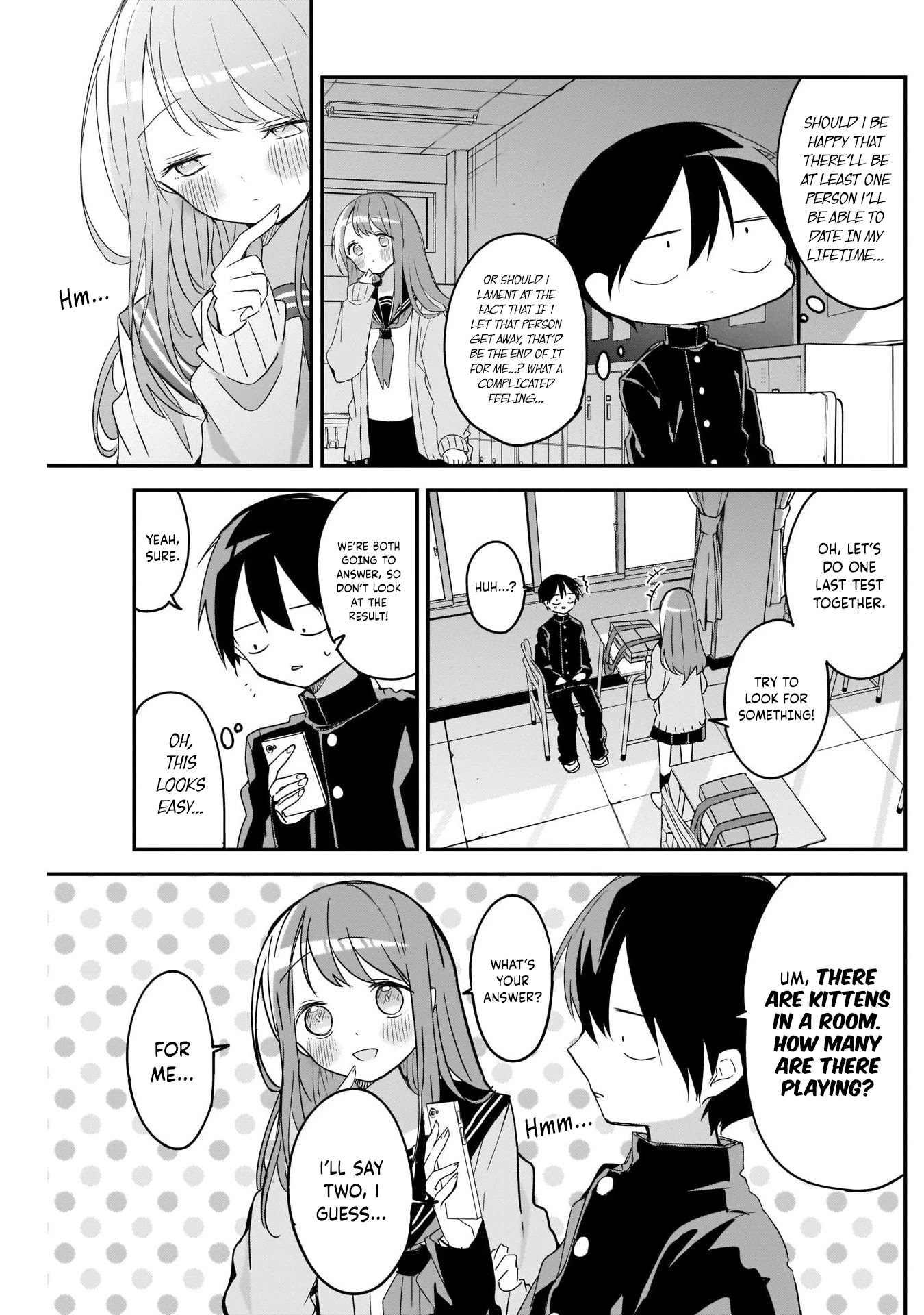 Kubo-san Doesn't Leave Me Be (a Mob) Chapter 45 page 8 - Chapter 45: Psychological Tests and Inner Depth