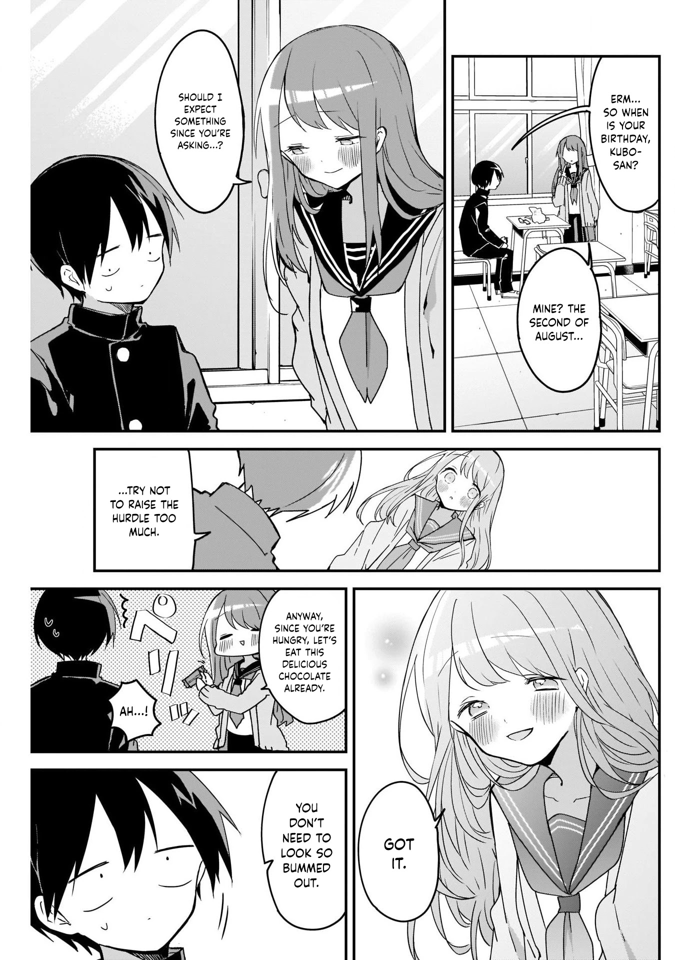 Kubo-san Doesn't Leave Me Be (a Mob) Chapter 46 page 10 - Chapter 46: Leading Star and Celebration