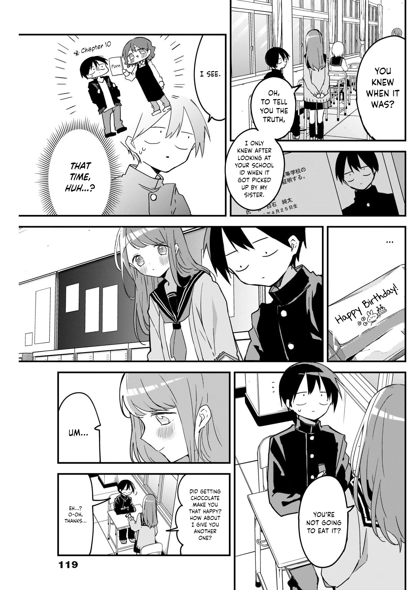 Kubo-san Doesn't Leave Me Be (a Mob) Chapter 46 page 6 - Chapter 46: Leading Star and Celebration