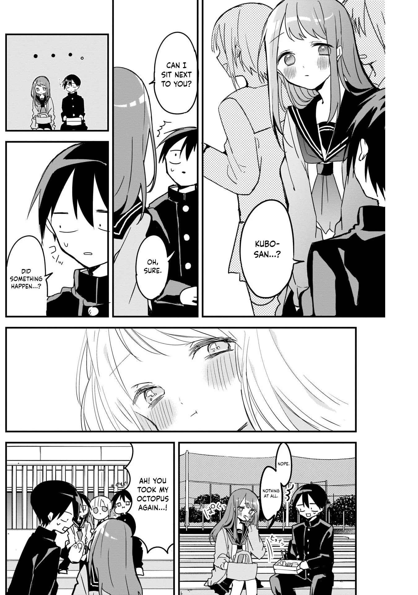 Kubo-san Doesn't Leave Me Be (a Mob) Chapter 47 page 10 - Chapter 47: Love Letter and Letter of Challenge