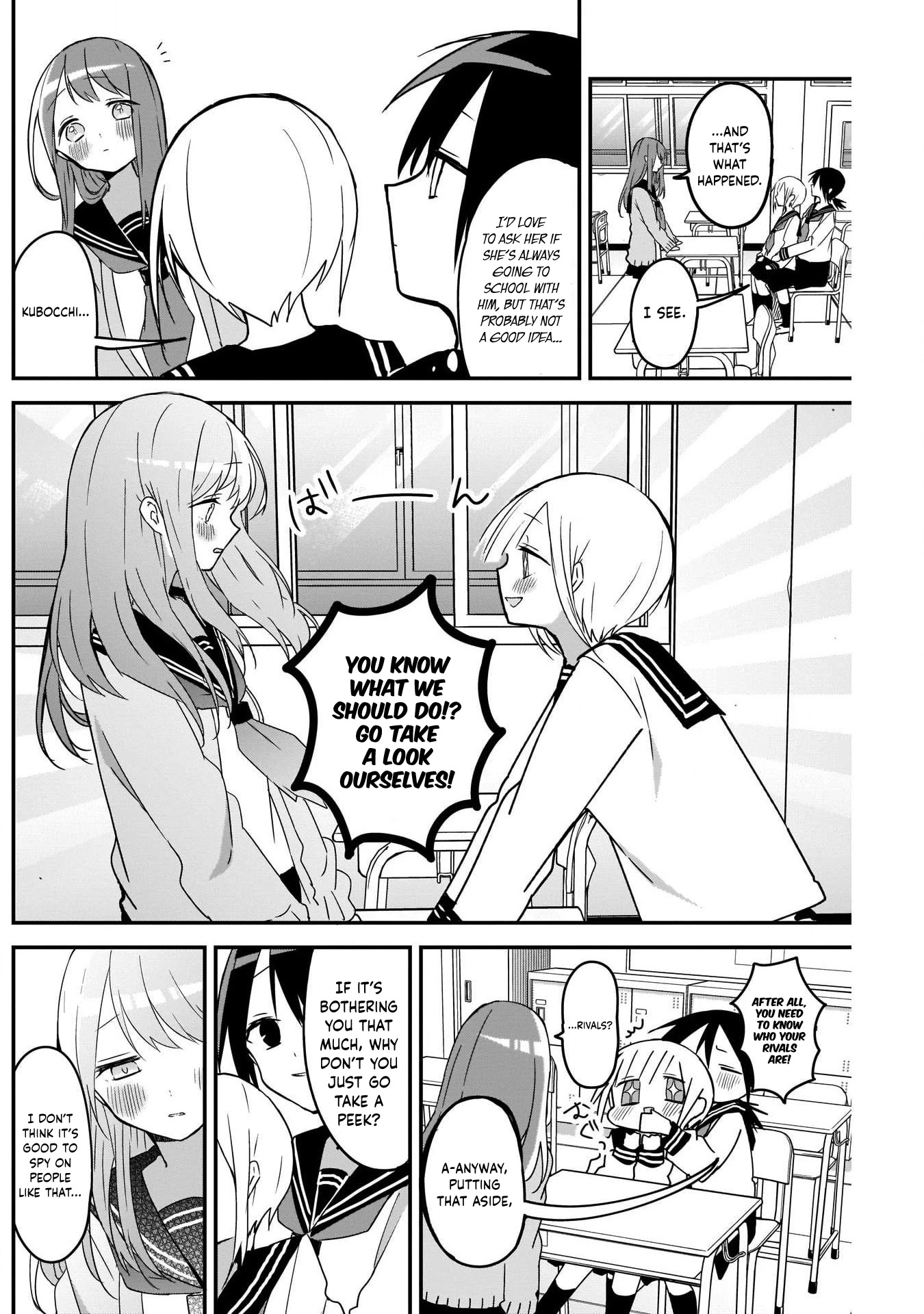 Kubo-san Doesn't Leave Me Be (a Mob) Chapter 47 page 4 - Chapter 47: Love Letter and Letter of Challenge