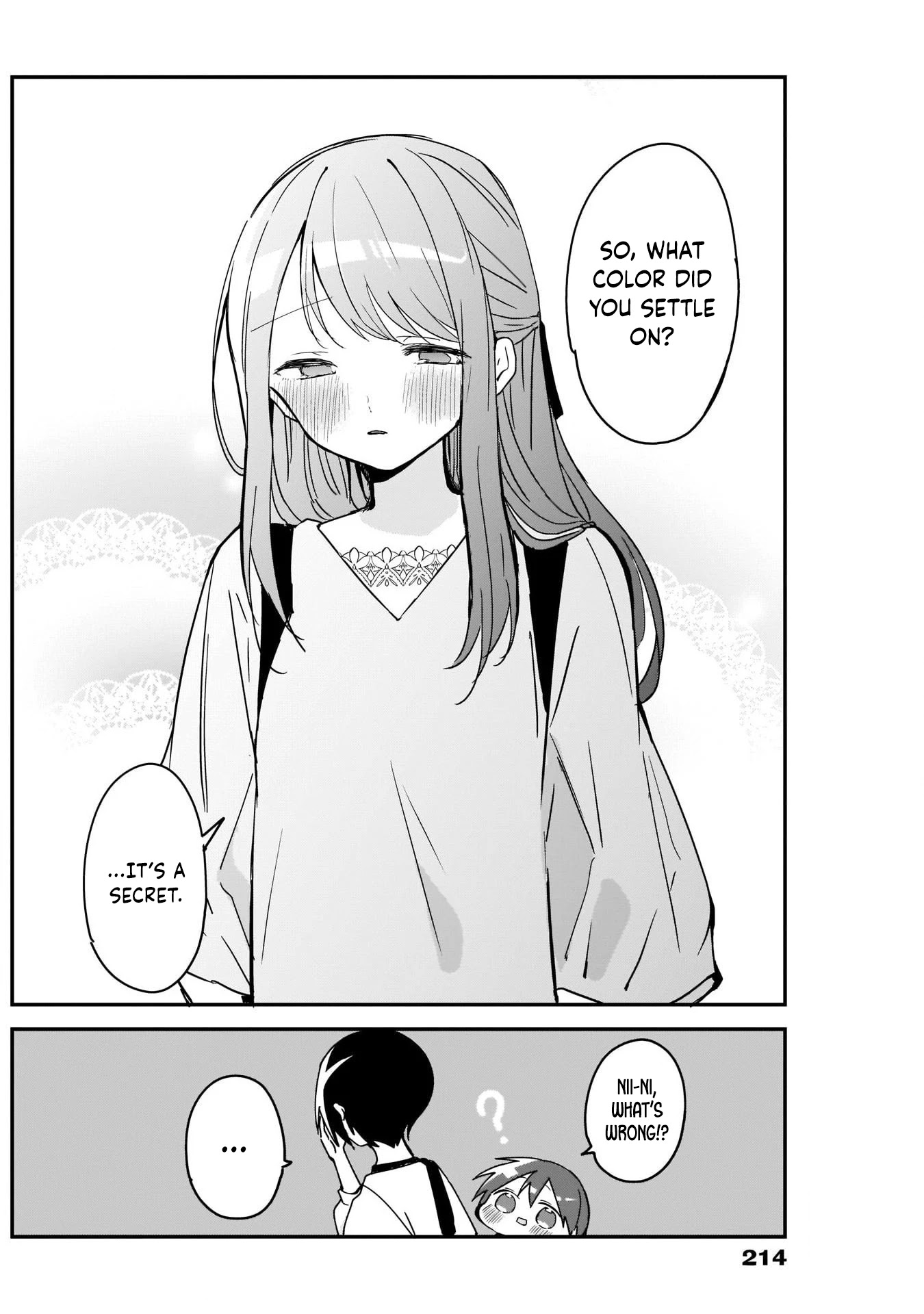 Kubo-san Doesn't Leave Me Be (a Mob) Chapter 48 page 12 - Chapter 48: Underwear and Color Selection