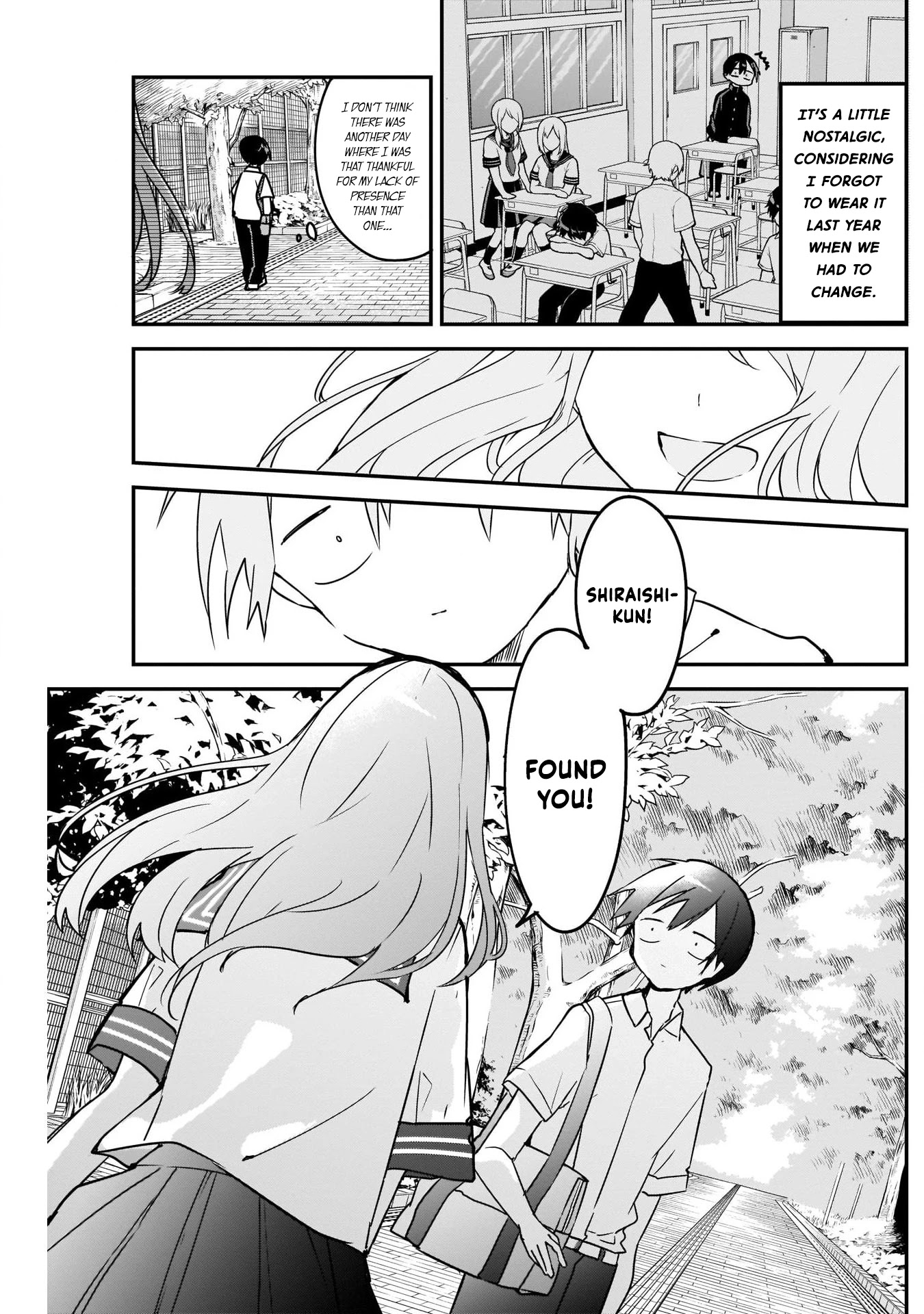 Kubo-san Doesn't Leave Me Be (a Mob) Chapter 49 page 3 - Chapter 49: Summer Uniforms and Defense