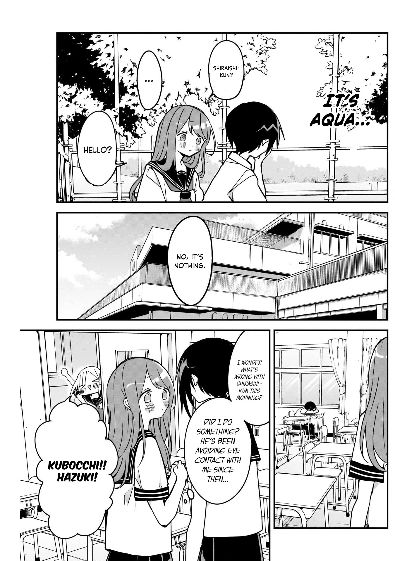 Kubo-san Doesn't Leave Me Be (a Mob) Chapter 49 page 7 - Chapter 49: Summer Uniforms and Defense