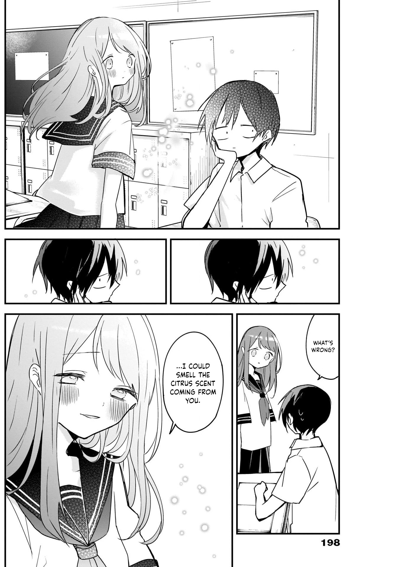 Kubo-san Doesn't Leave Me Be (a Mob) Chapter 50 page 10 - Chapter 50: Body Wipes and the Same Scent