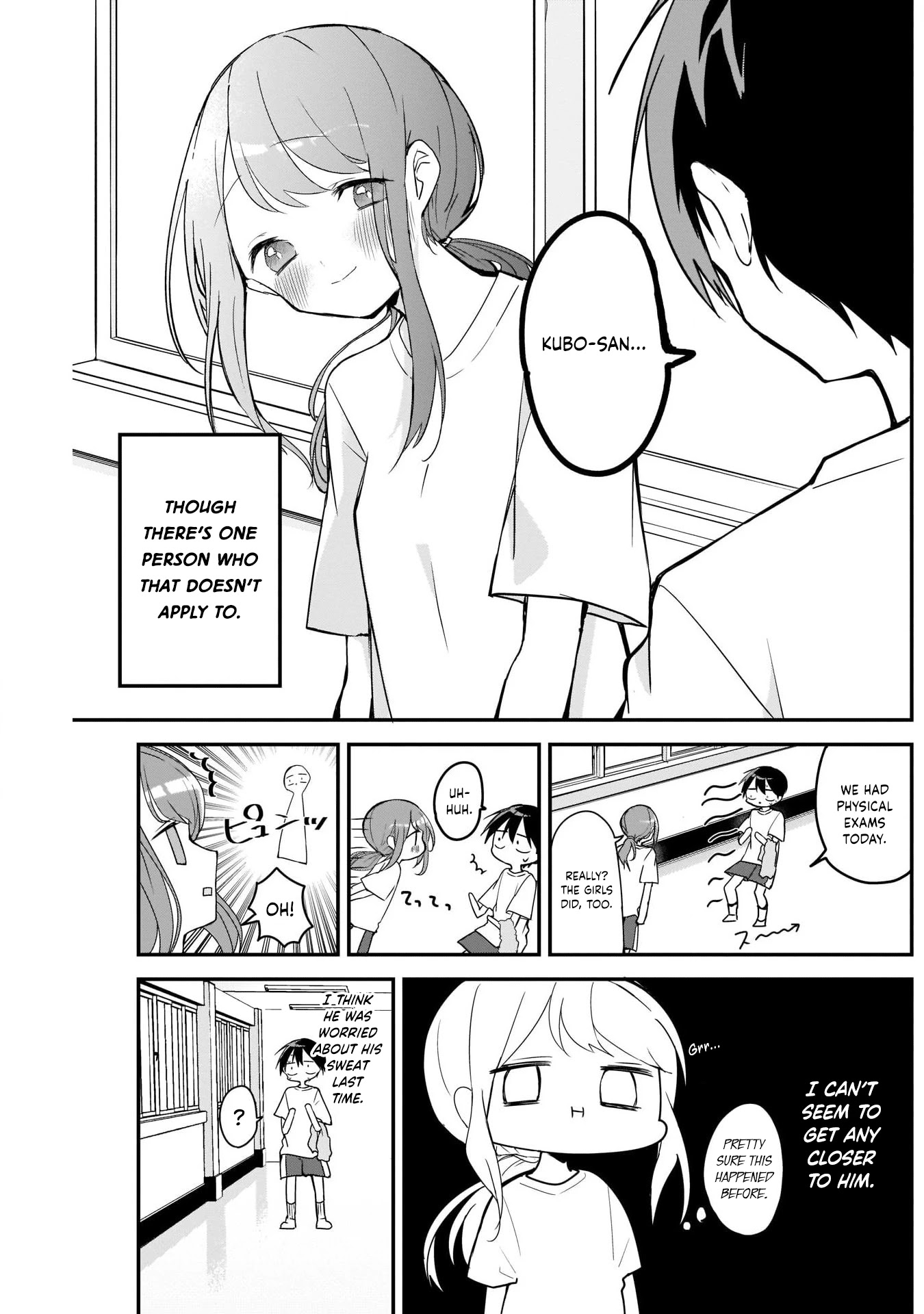 Kubo-san Doesn't Leave Me Be (a Mob) Chapter 50 page 3 - Chapter 50: Body Wipes and the Same Scent