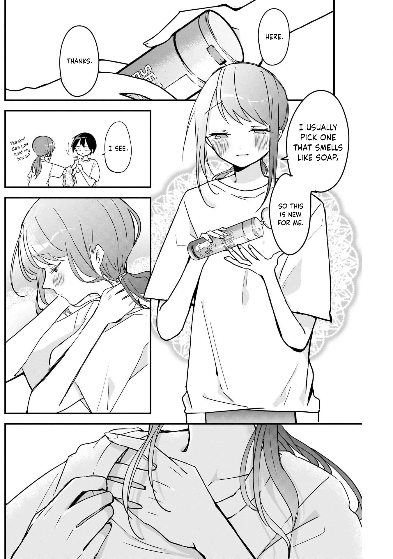 Kubo-san Doesn't Leave Me Be (a Mob) Chapter 50 page 6 - Chapter 50: Body Wipes and the Same Scent