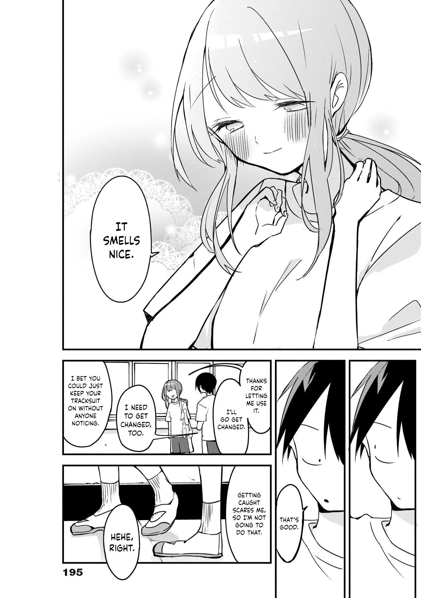 Kubo-san Doesn't Leave Me Be (a Mob) Chapter 50 page 7 - Chapter 50: Body Wipes and the Same Scent