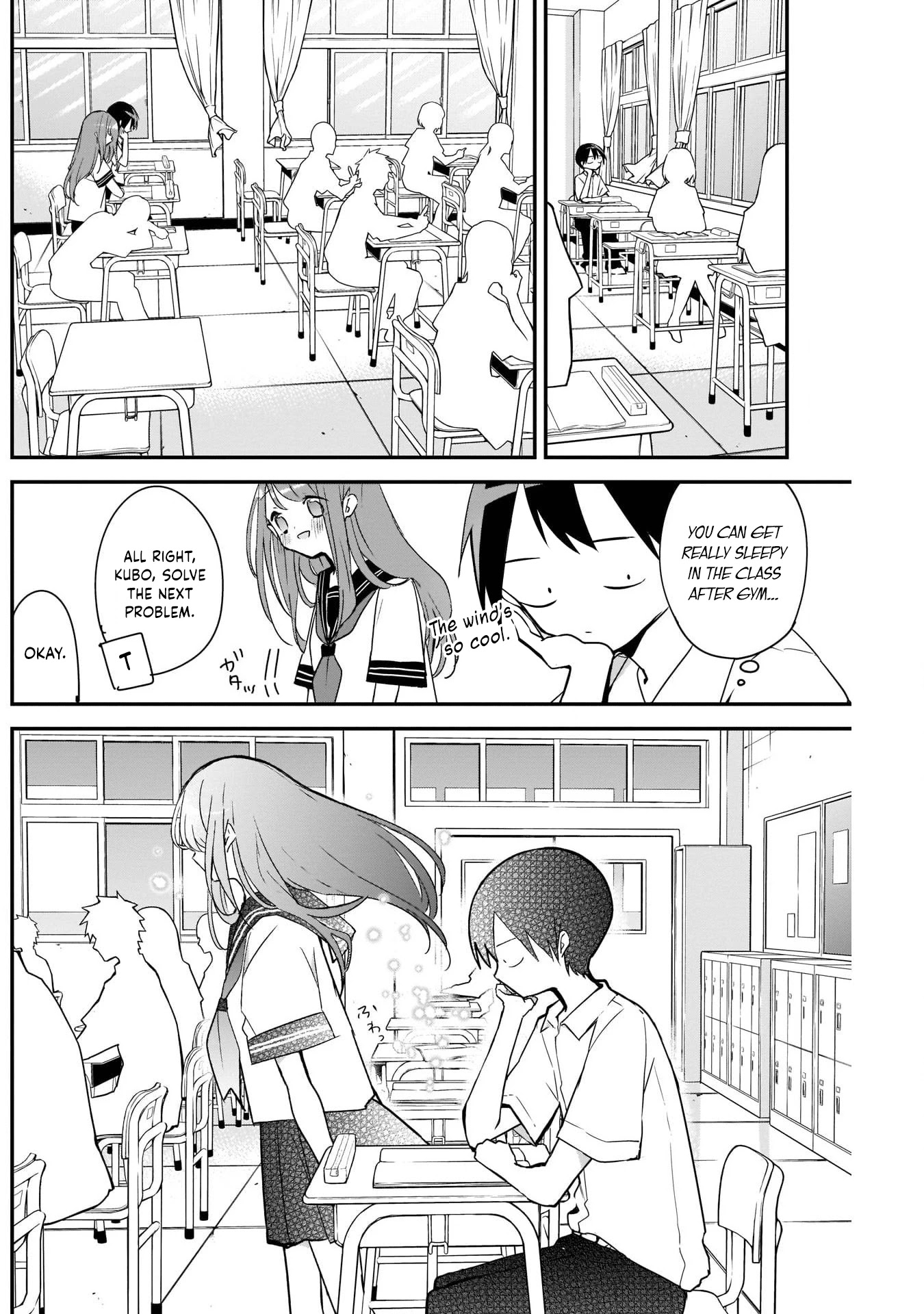 Kubo-san Doesn't Leave Me Be (a Mob) Chapter 50 page 8 - Chapter 50: Body Wipes and the Same Scent