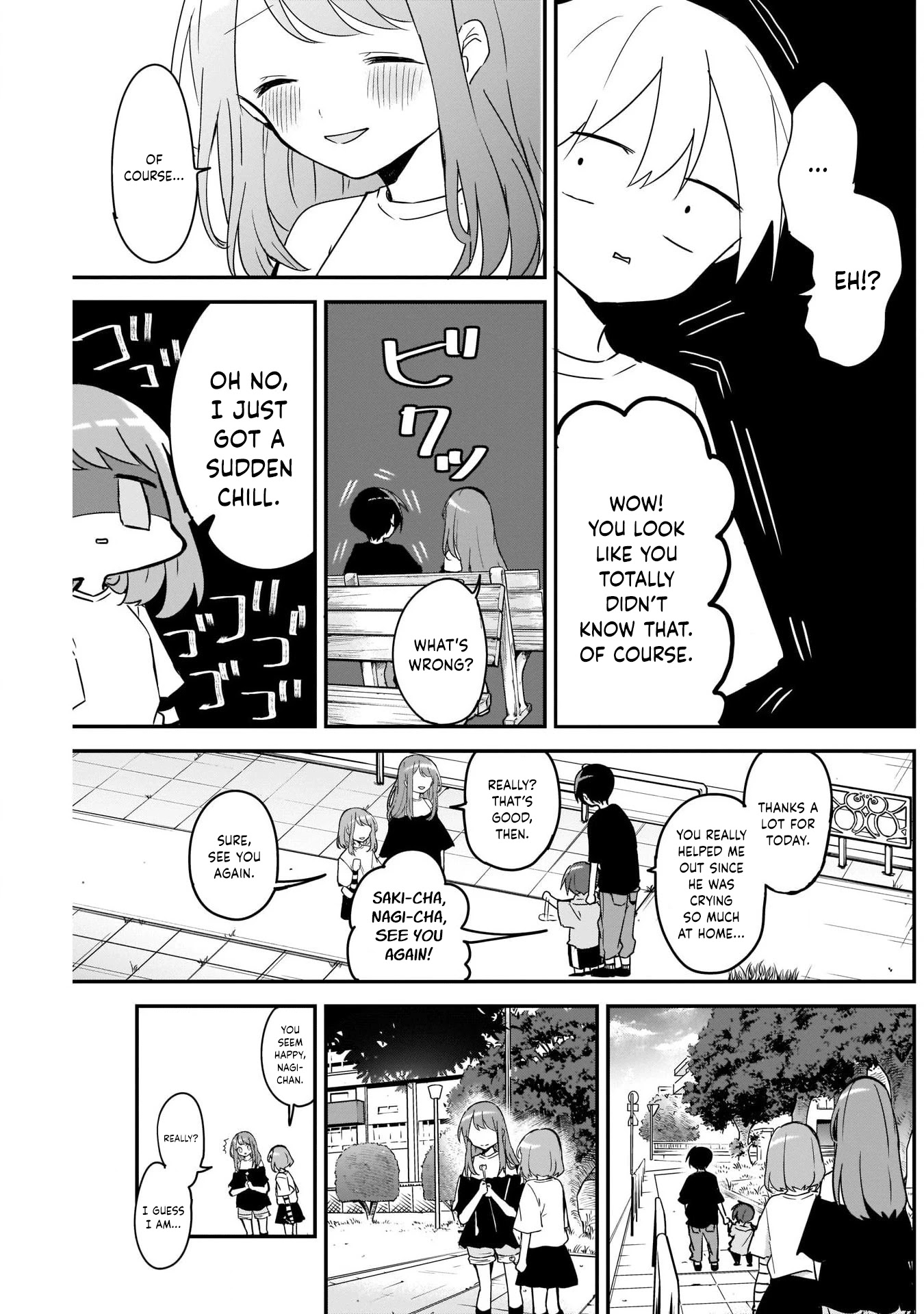 Kubo-san Doesn't Leave Me Be (a Mob) Chapter 51 page 12 - Chapter 51: The Park and White Clovers