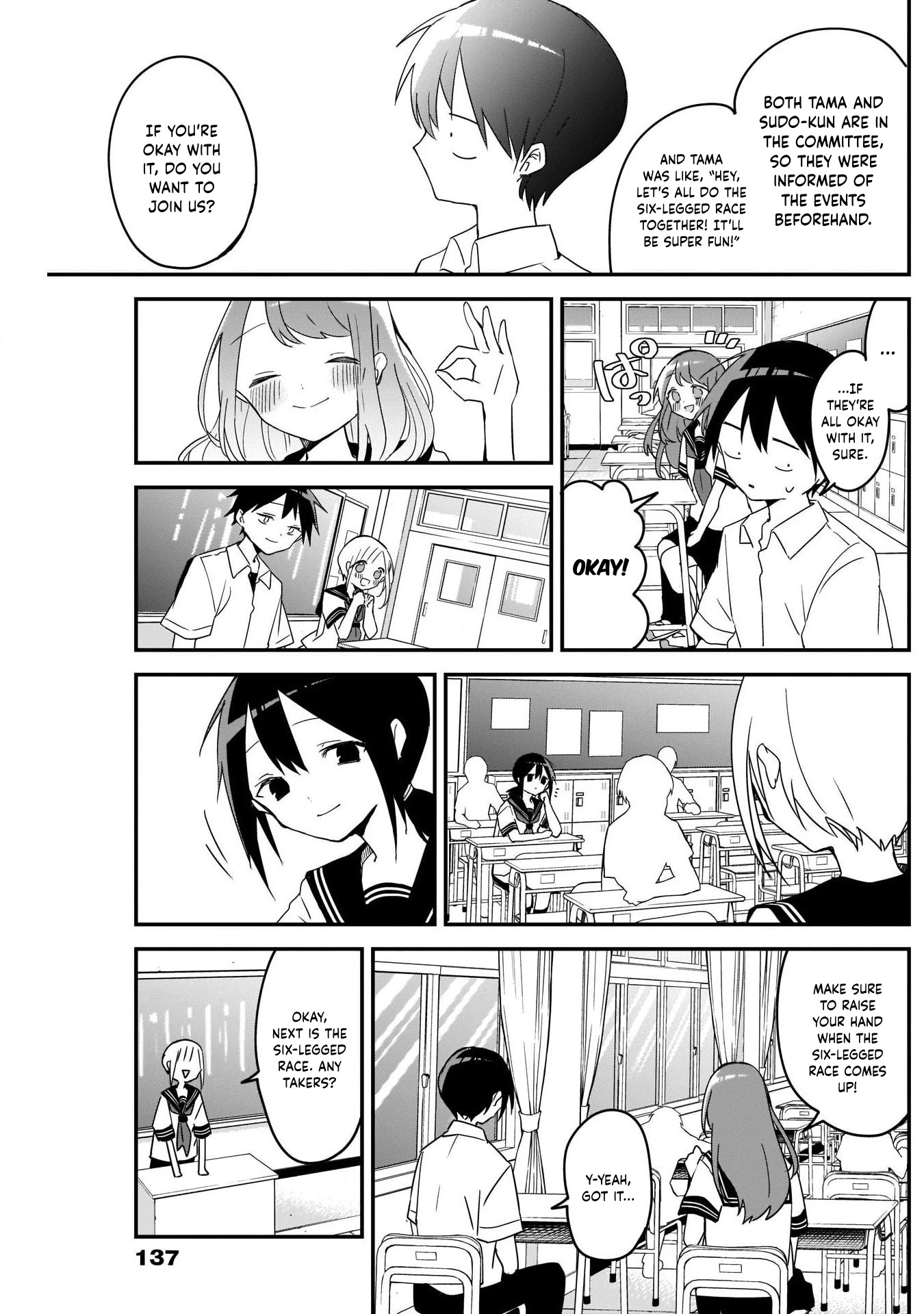 Kubo-san Doesn't Leave Me Be (a Mob) Chapter 54 page 5 - Chapter 54: Sports Festival and Event Choices