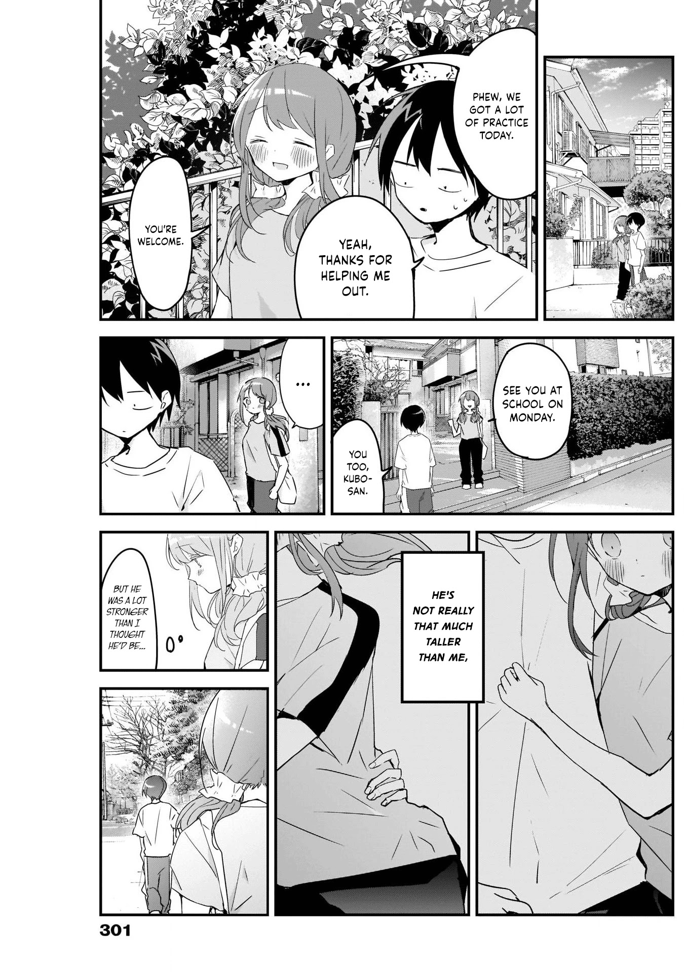 Kubo-san Doesn't Leave Me Be (a Mob) Chapter 55 page 11 - Chapter 55: Independent Practice and Three-Legs
