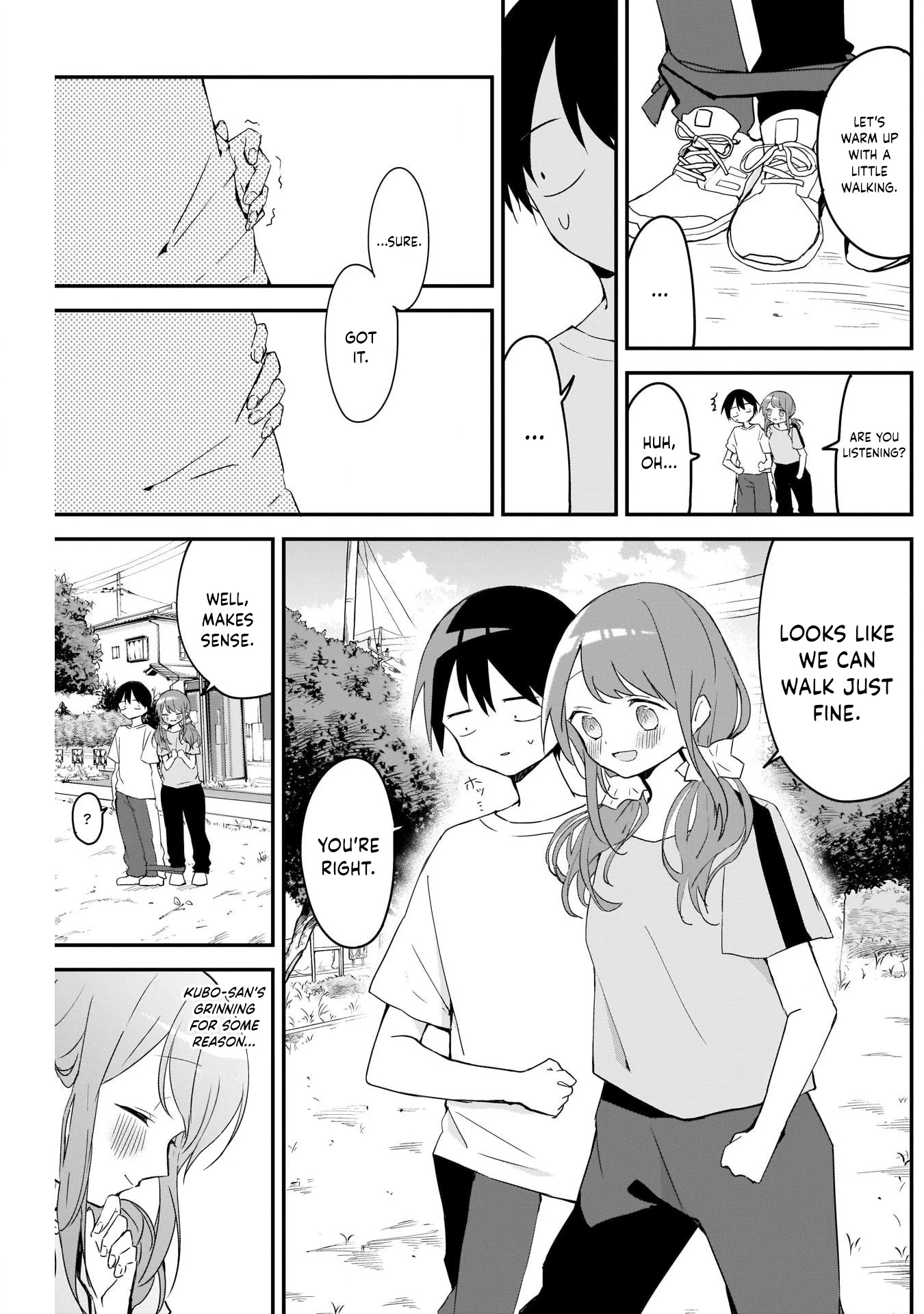 Kubo-san Doesn't Leave Me Be (a Mob) Chapter 55 page 5 - Chapter 55: Independent Practice and Three-Legs
