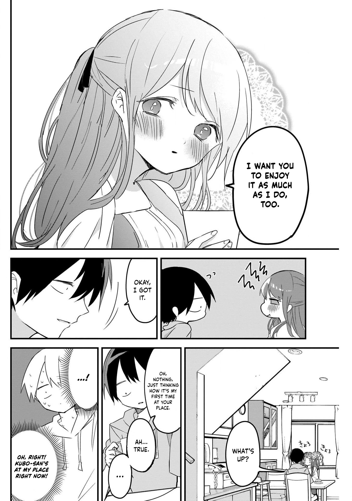 Kubo-san Doesn't Leave Me Be (a Mob) Chapter 59 page 10 - Chapter 59: Tests and Room Cleaning