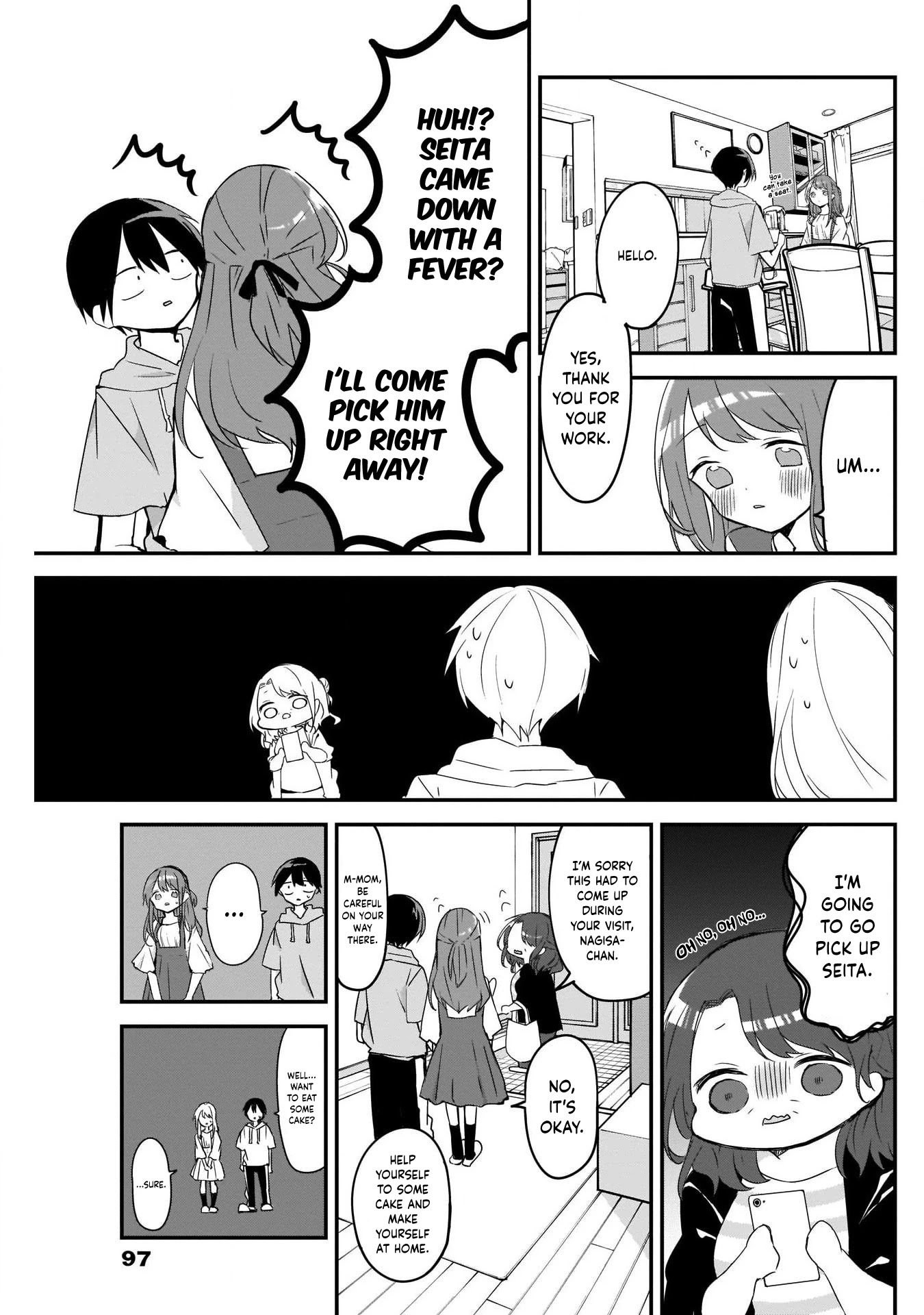 Kubo-san Doesn't Leave Me Be (a Mob) Chapter 59 page 7 - Chapter 59: Tests and Room Cleaning