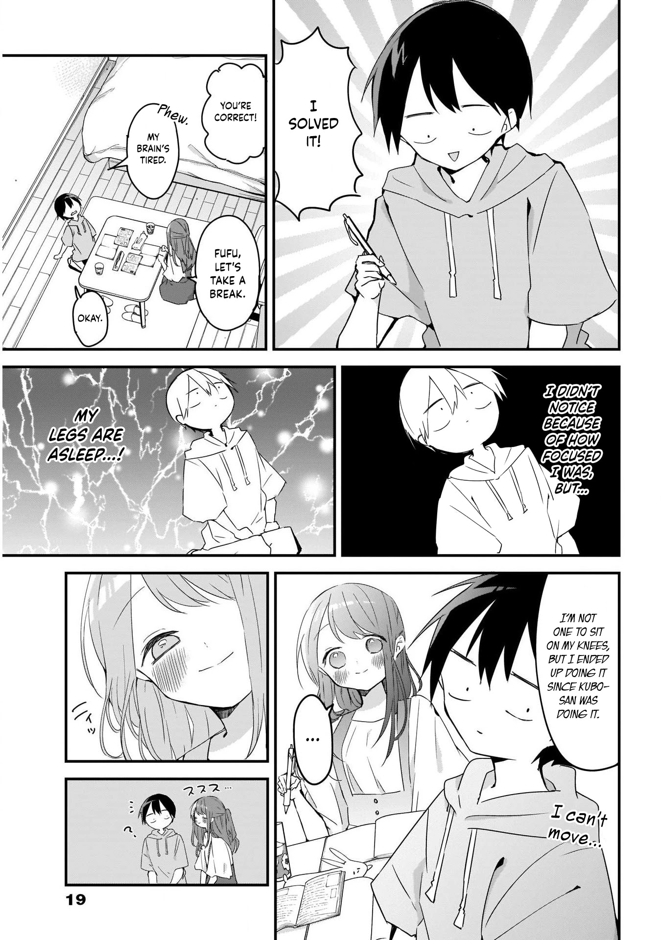 Kubo-san Doesn't Leave Me Be (a Mob) Chapter 60 page 9 - Chapter 60: One Room and Two People