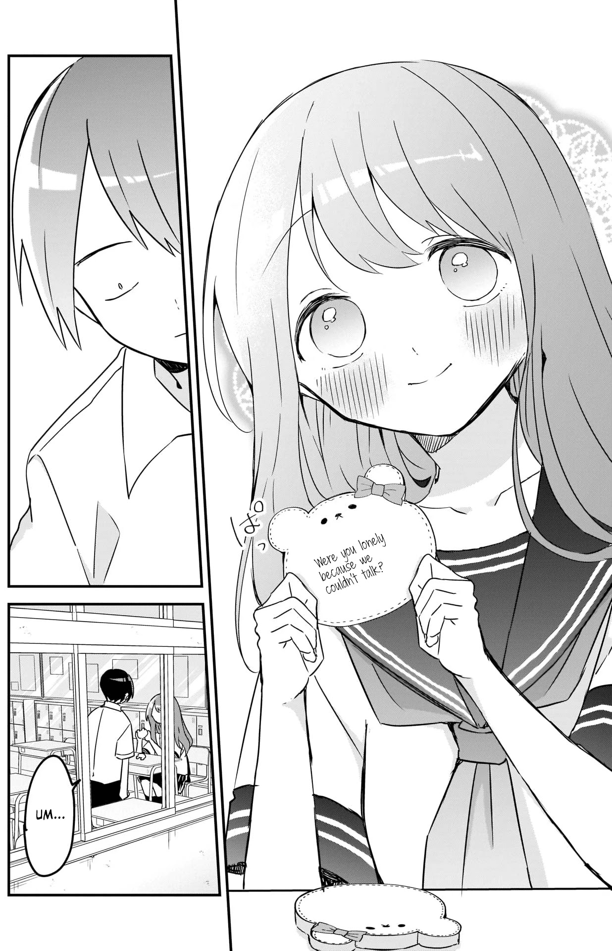 Kubo-san Doesn't Leave Me Be (a Mob) Chapter 76 page 8 - Chapter 76: Voice and Written Words