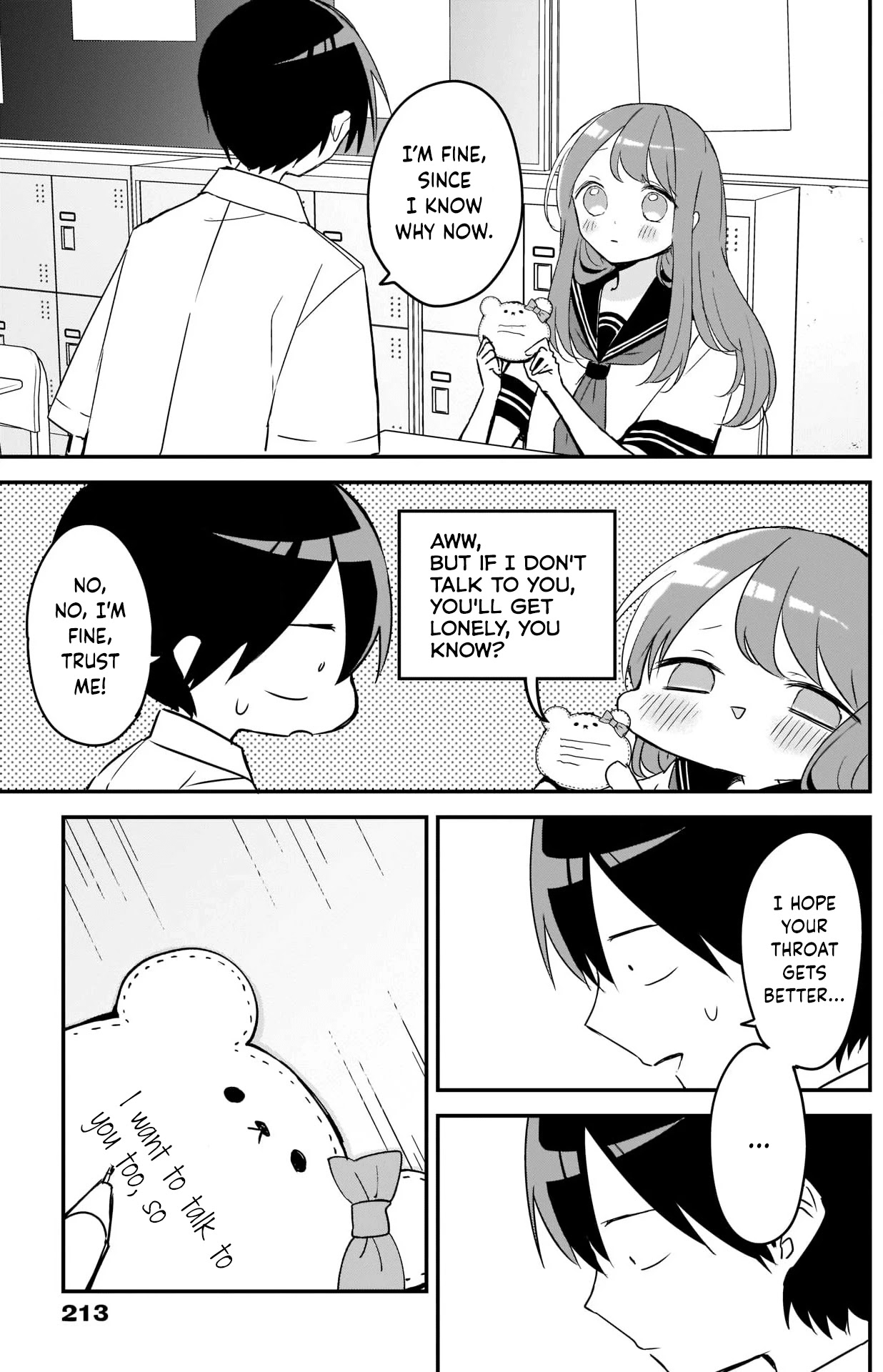 Kubo-san Doesn't Leave Me Be (a Mob) Chapter 76 page 9 - Chapter 76: Voice and Written Words