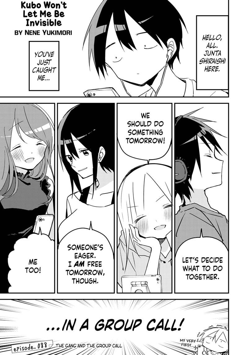 Kubo-san Doesn't Leave Me Be (a Mob) Chapter 88 page 1 - Chapter 88