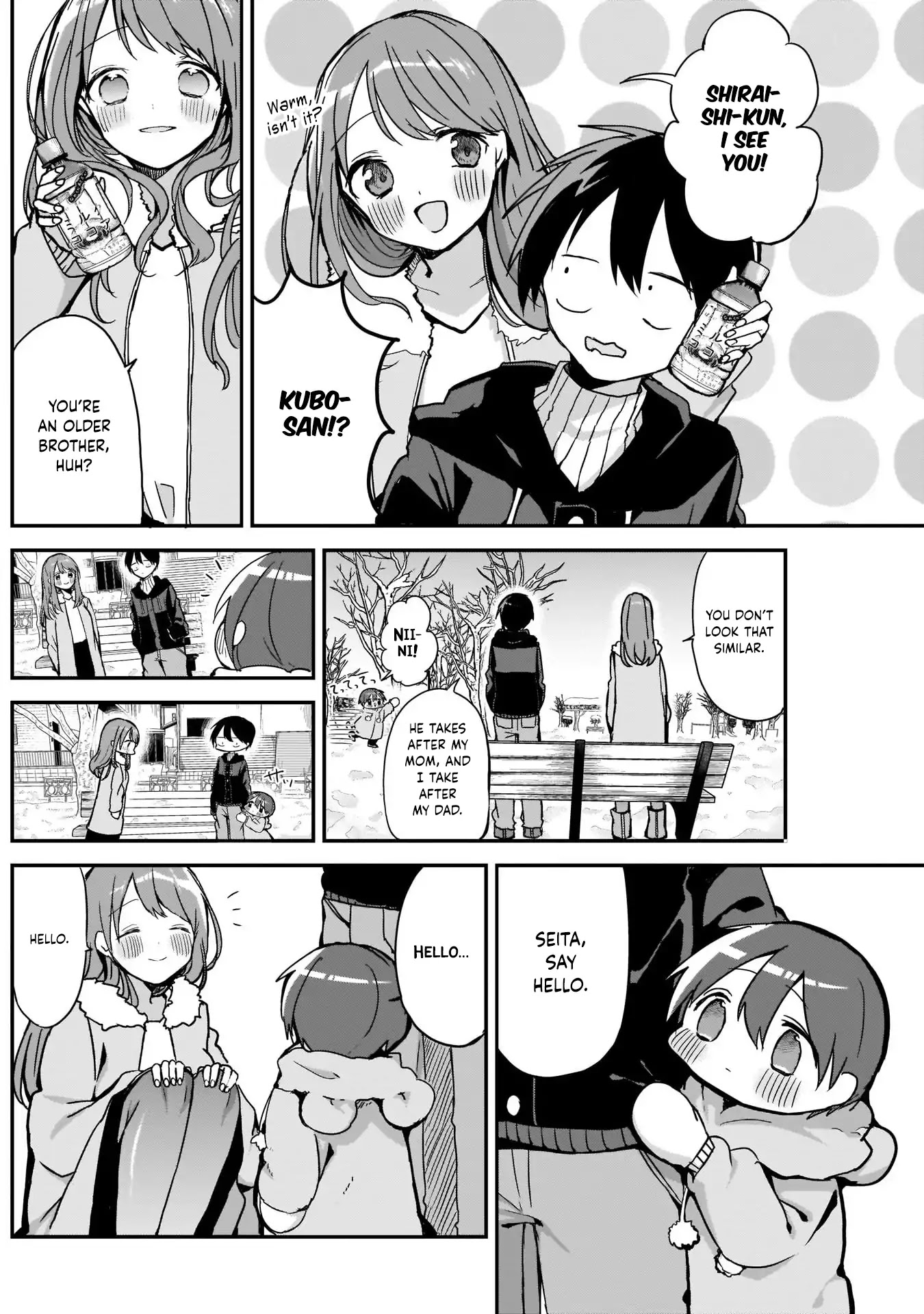 Kubo-san Doesn't Leave Me Be (a Mob) Chapter 9 page 4 - Chapter 9: Snow and Hot Cocoa