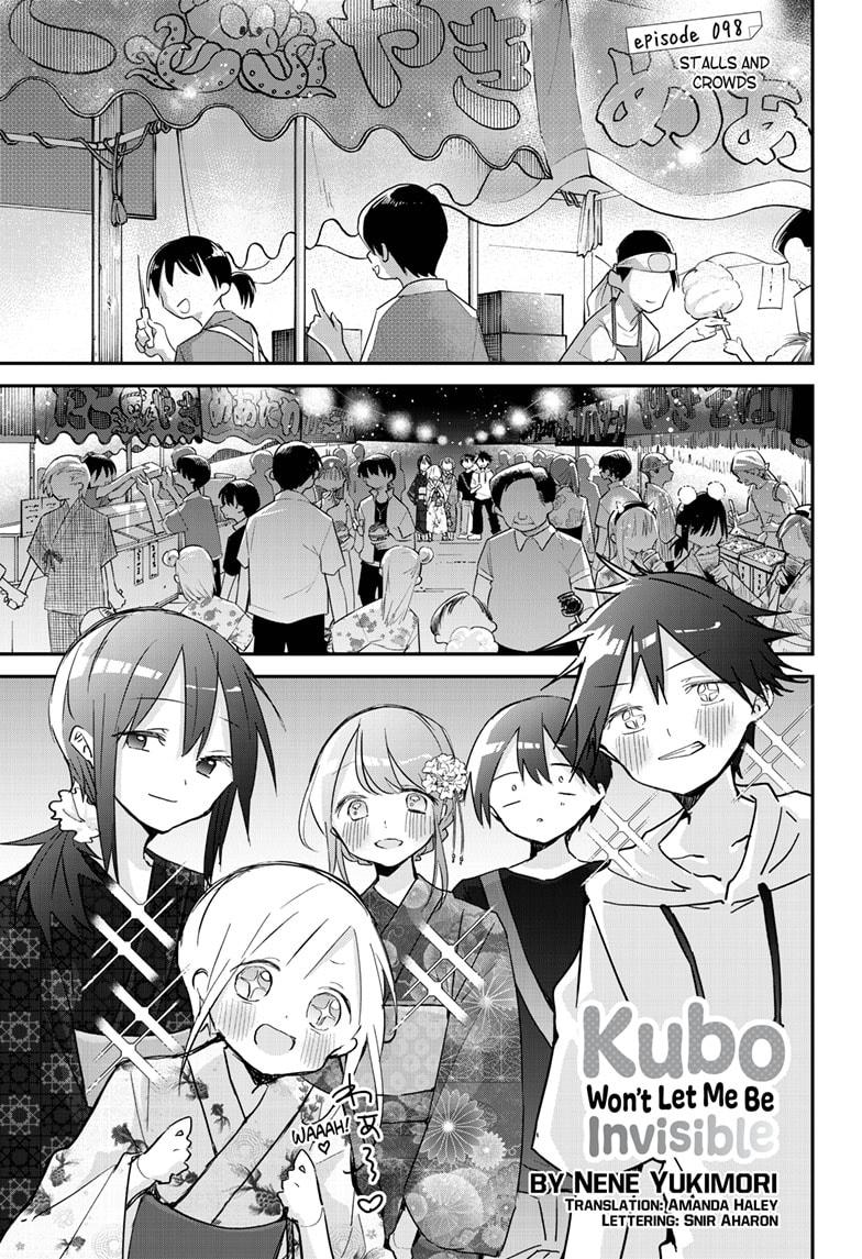 Kubo-san Doesn't Leave Me Be (a Mob) Chapter 98 page 1 - Chapter 98