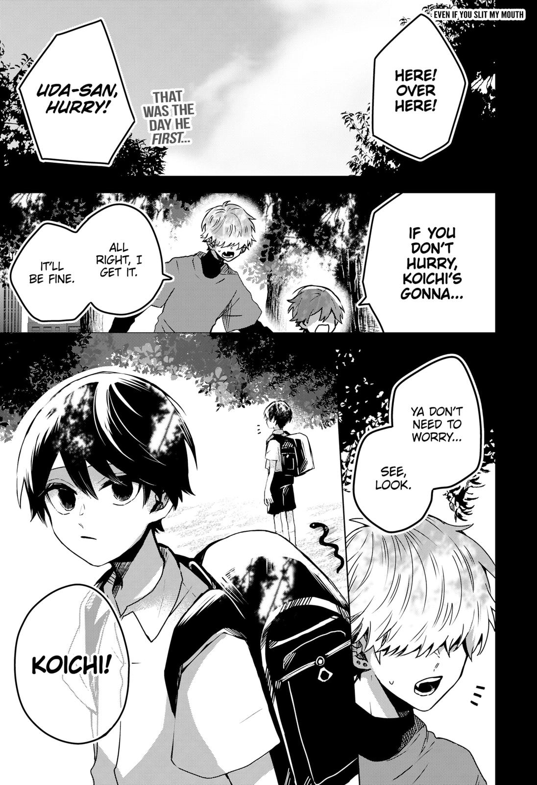 Kuchi ga Saketemo Kimi ni wa (2020) Chapter 26 page 1 - Chapter 26