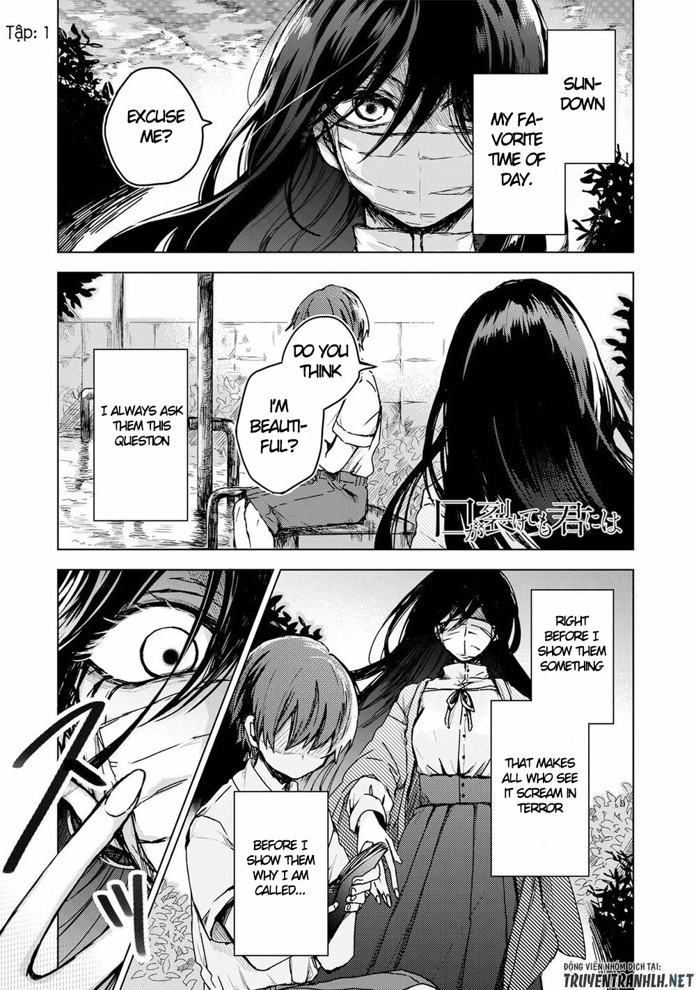 Kuchi Ga Saketemo Kimi Niwa Chapter 1 page 1 - Chapter 1