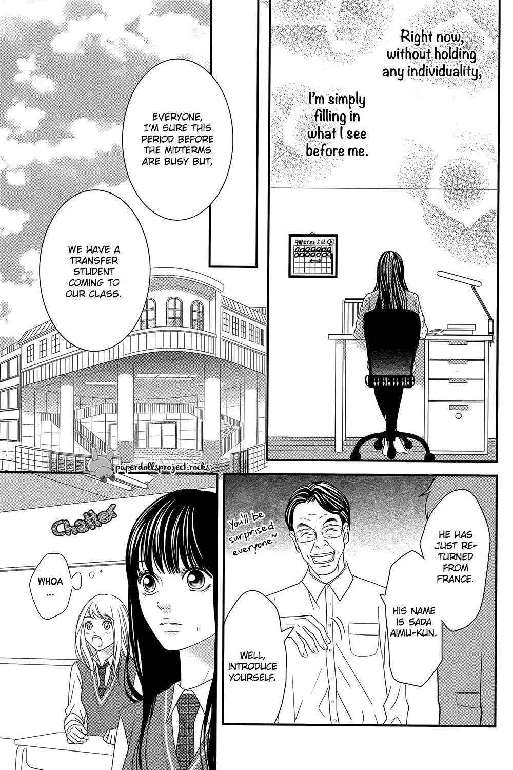 Kuchibiru ni Kimi no Iro Chapter 1 page 8 - Chapter 1 : The world is changing.