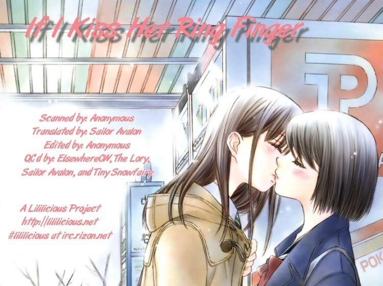 Kuchibiru Tameiki Sakurairo Chapter 6 page 1 - Chapter 6: If I Kiss Her Ring Finger