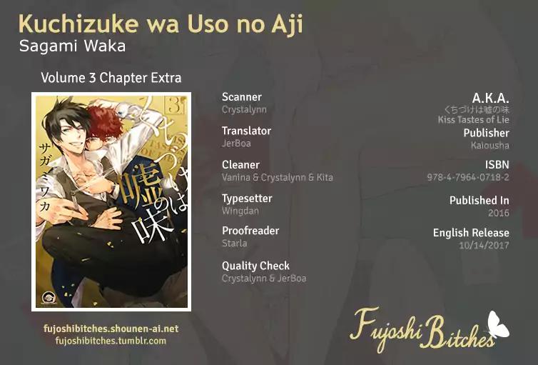Kuchizuke wa Uso no Aji Chapter 3.6 page 1 - Vol.3 Chapter 6