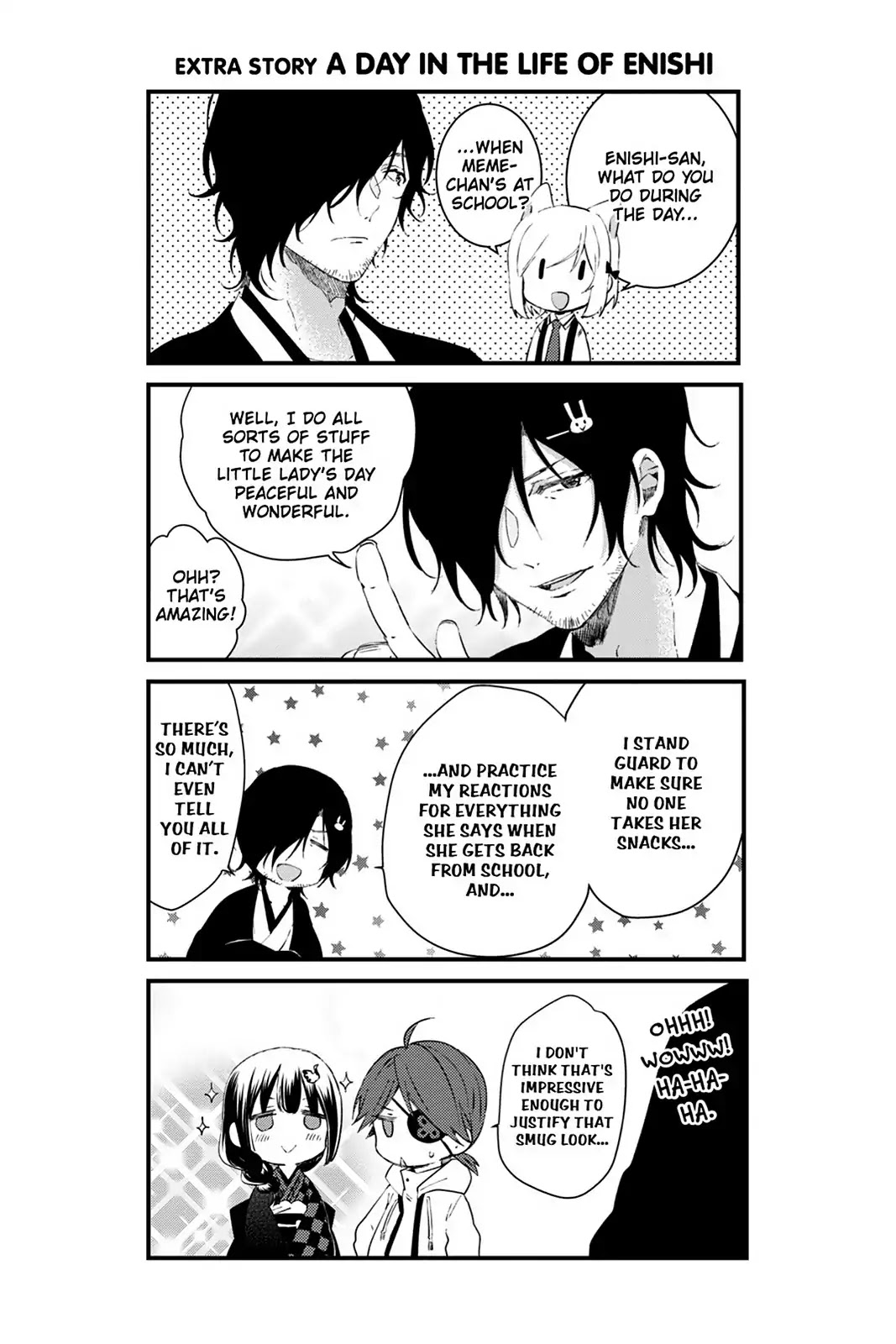 Kudamimi no Neko Chapter 23.5 page 1 - Vol.5 Extra Story: A DAY IN THE LIFE OF ENISHI