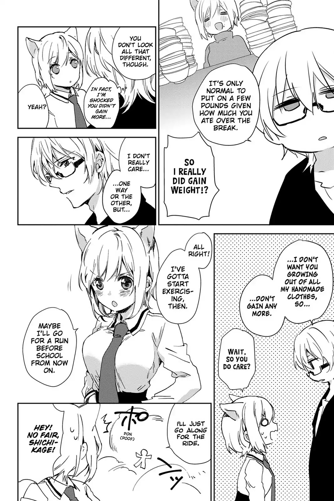 Kudamimi no Neko Chapter 24 page 12 - Chapter 24: Vol.6 Page 24: FAMILY RESTAURANT MEETING