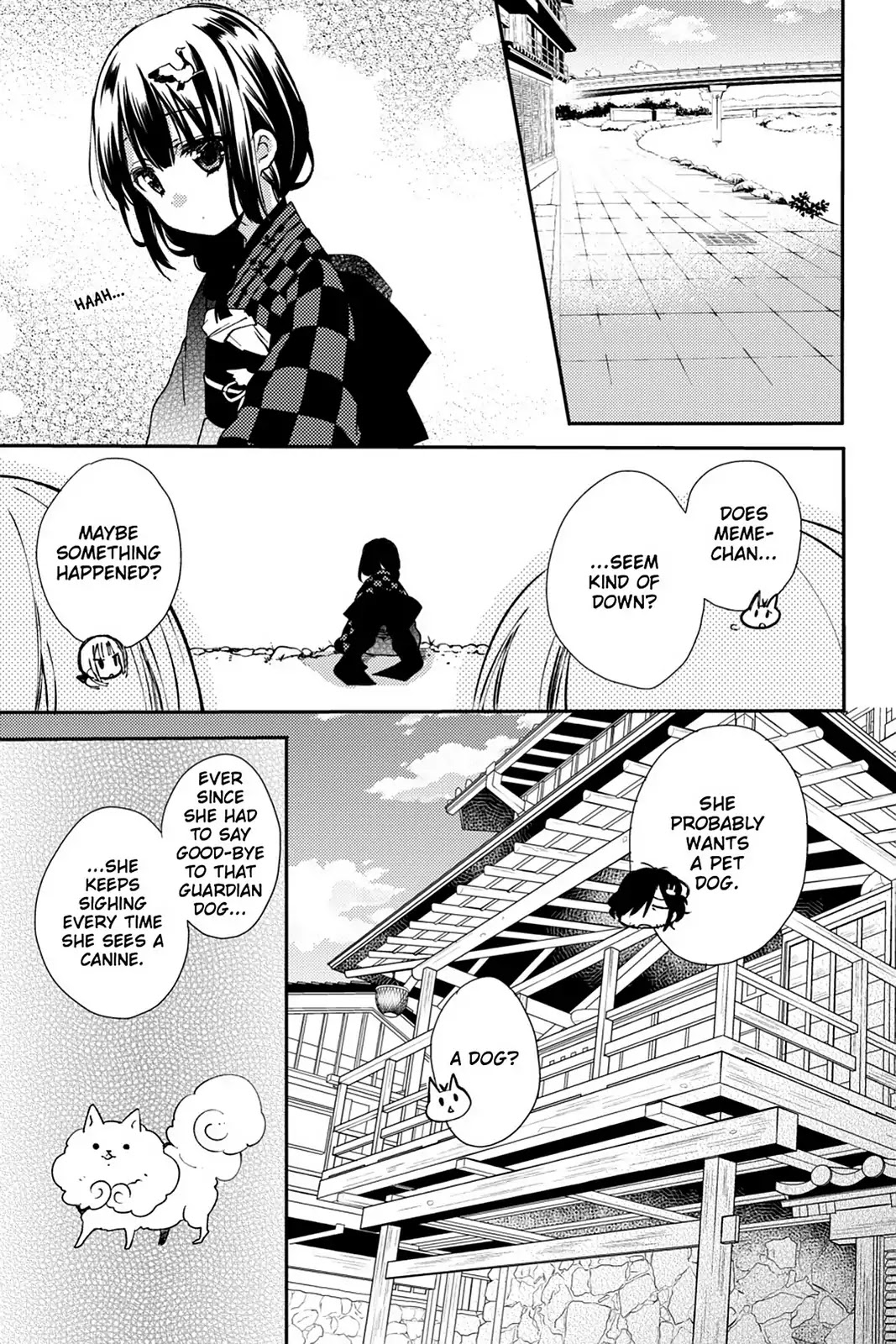 Kudamimi no Neko Chapter 28.5 page 3 - Vol.6 Extra Story: MEME-CHAN'S WORRIES