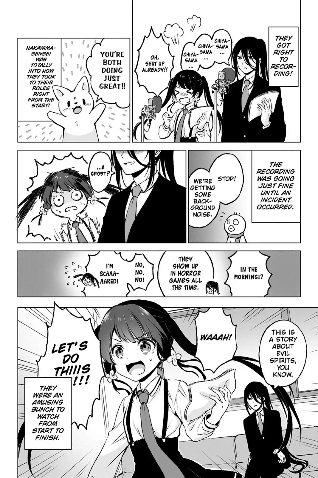 Kudamimi no Neko Chapter 28.8 page 2 - Vol.6 POST-RECORDING REPORT MANGA (BY KONA)