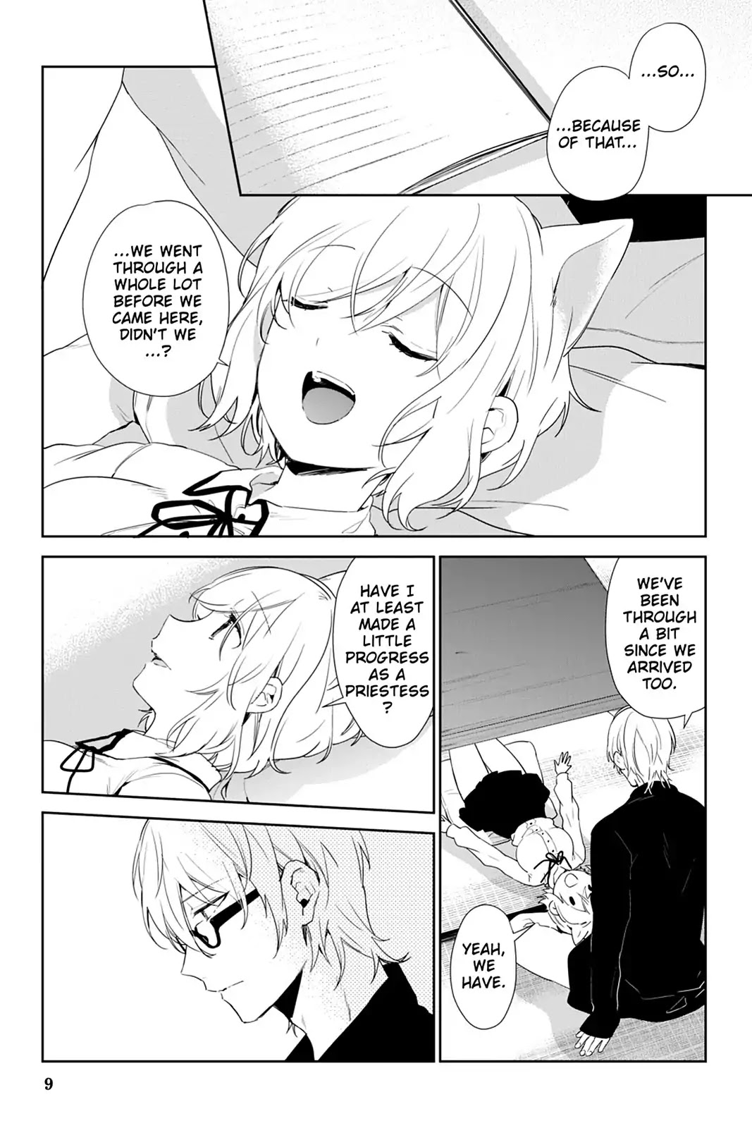 Kudamimi no Neko Chapter 37 page 11 - Chapter 37: Vol.8 Page 37: WATERFALL TRAINING WITH MEME-CHAN