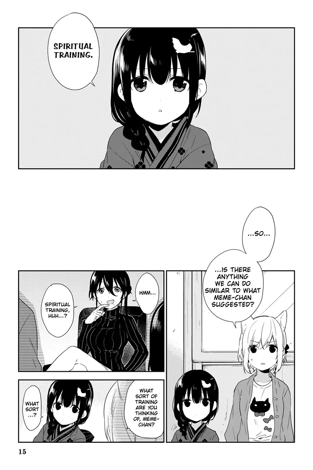 Kudamimi no Neko Chapter 37 page 17 - Chapter 37: Vol.8 Page 37: WATERFALL TRAINING WITH MEME-CHAN