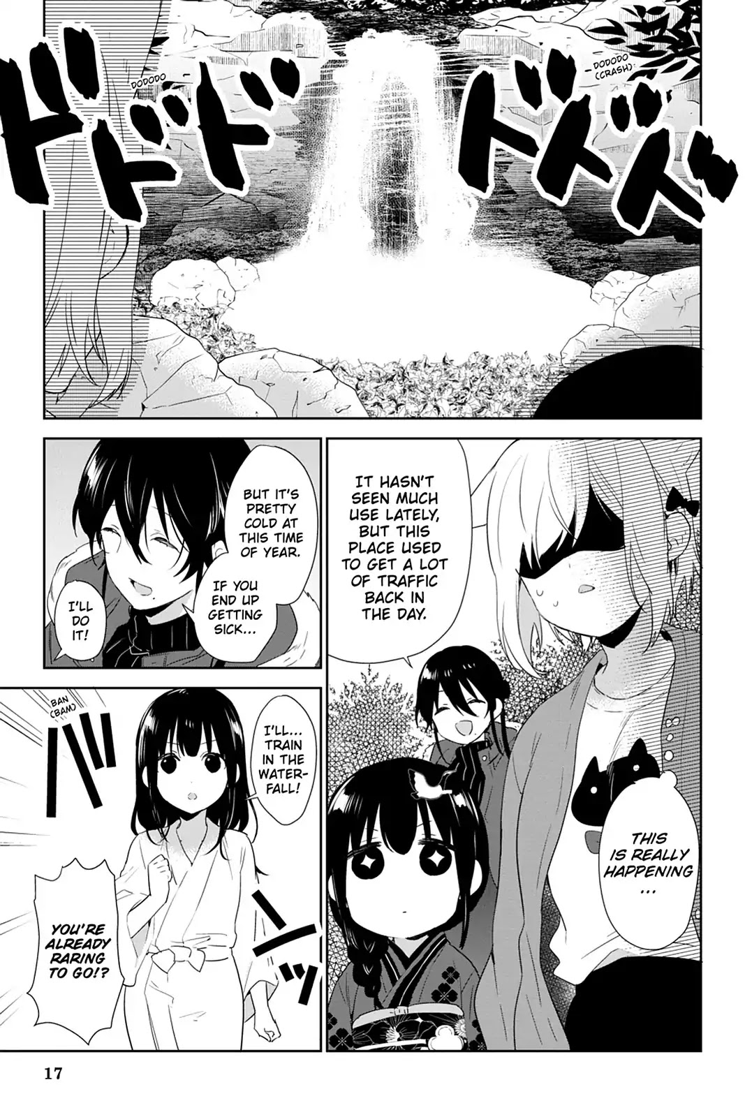 Kudamimi no Neko Chapter 37 page 19 - Chapter 37: Vol.8 Page 37: WATERFALL TRAINING WITH MEME-CHAN
