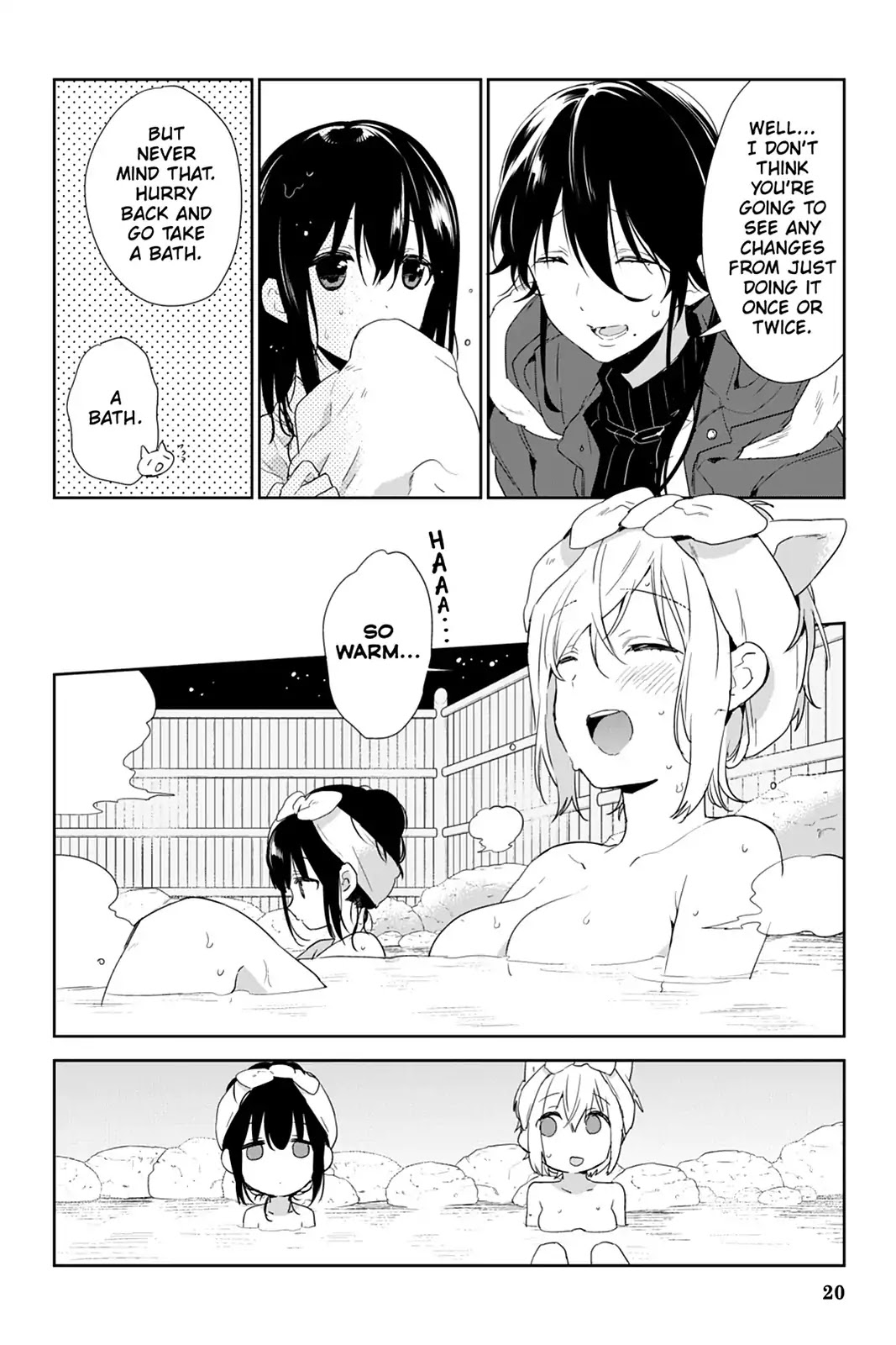 Kudamimi no Neko Chapter 37 page 22 - Chapter 37: Vol.8 Page 37: WATERFALL TRAINING WITH MEME-CHAN