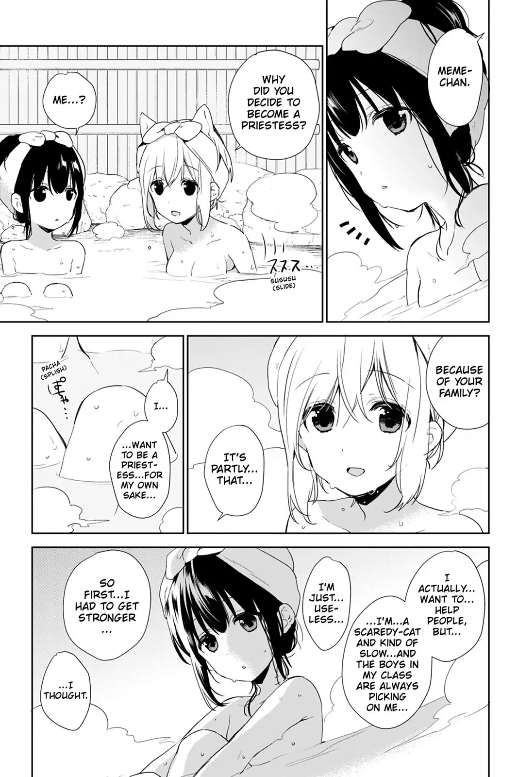 Kudamimi no Neko Chapter 37 page 23 - Chapter 37: Vol.8 Page 37: WATERFALL TRAINING WITH MEME-CHAN