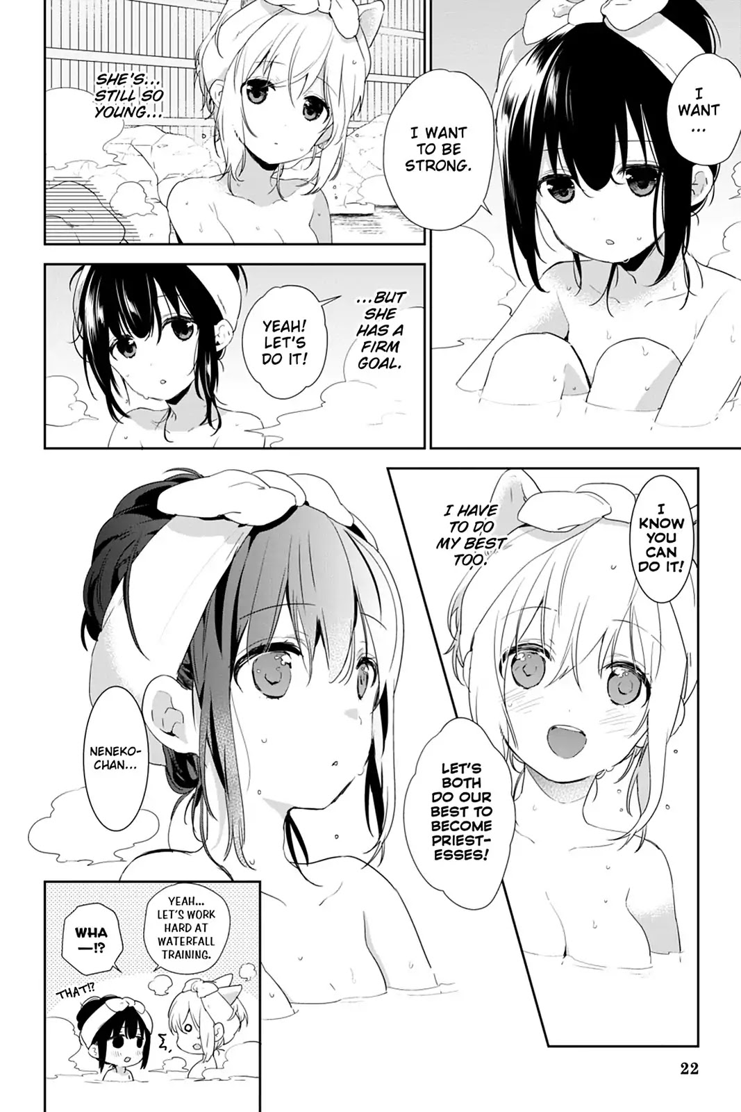 Kudamimi no Neko Chapter 37 page 24 - Chapter 37: Vol.8 Page 37: WATERFALL TRAINING WITH MEME-CHAN
