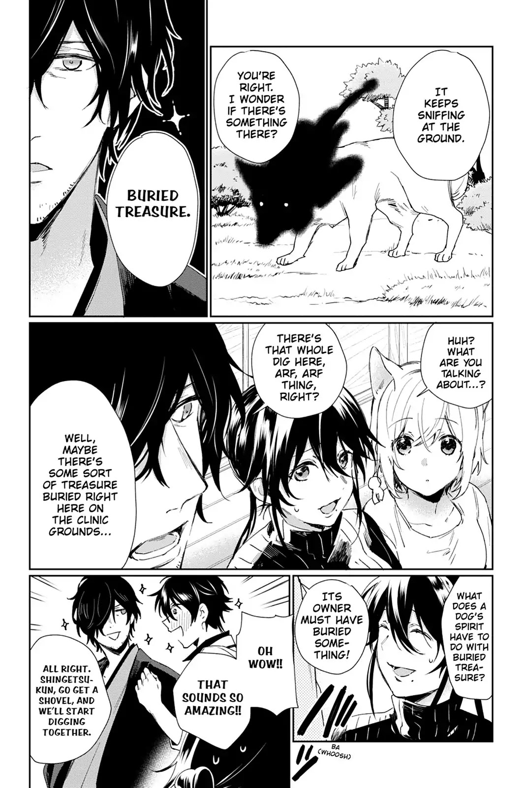 Kudamimi no Neko Chapter 43.6 page 3 - Vol.8 Side Story 2: DIG HERE! ARF! ARF!
