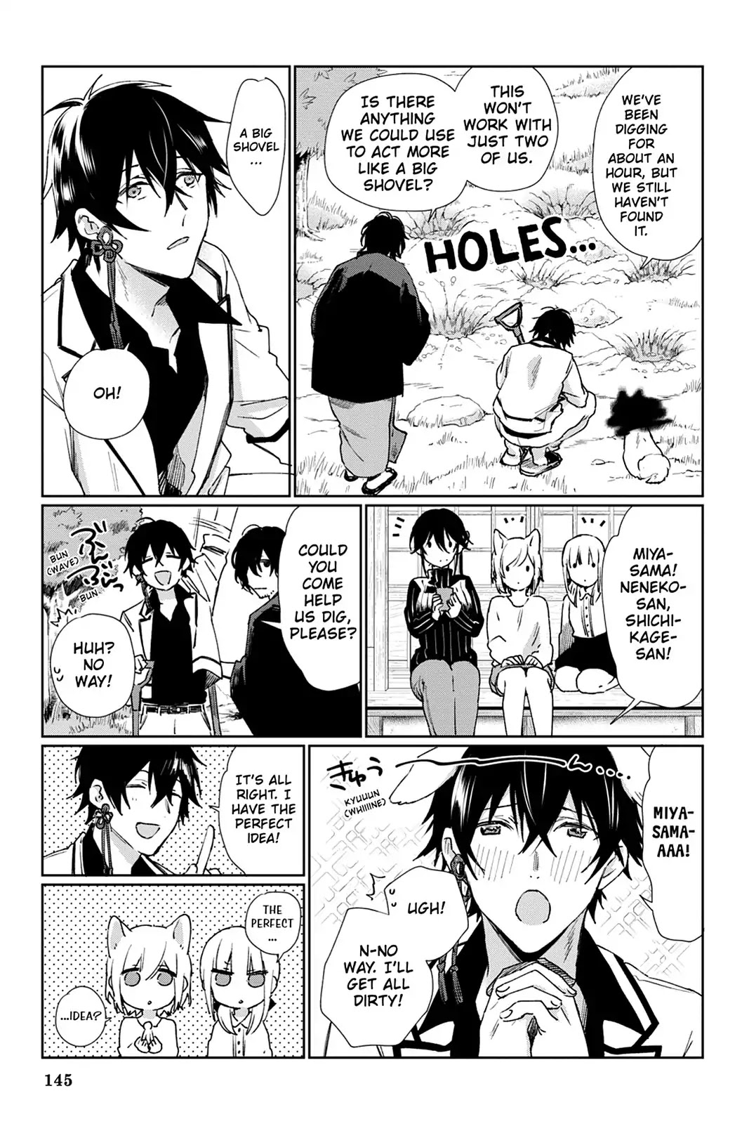 Kudamimi no Neko Chapter 43.6 page 5 - Vol.8 Side Story 2: DIG HERE! ARF! ARF!