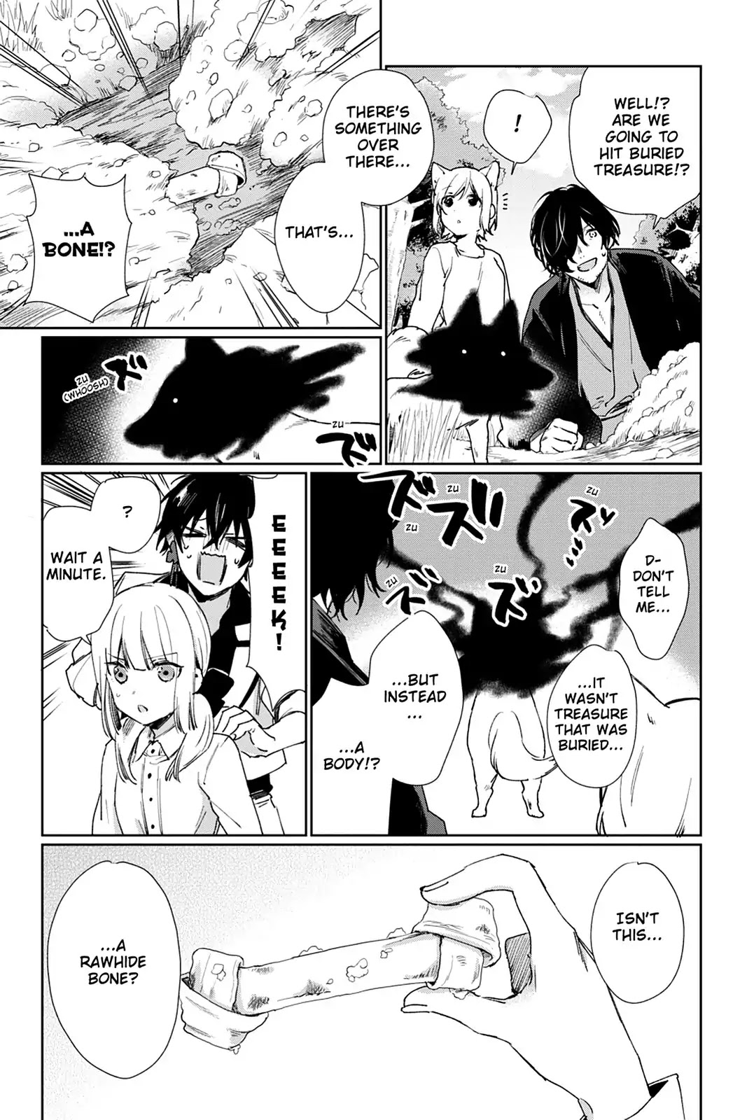 Kudamimi no Neko Chapter 43.6 page 7 - Vol.8 Side Story 2: DIG HERE! ARF! ARF!