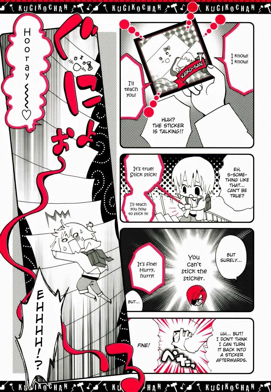 Kugiko-chan Chapter 4 page 5 - Chapter 4: Ghost Sticker
