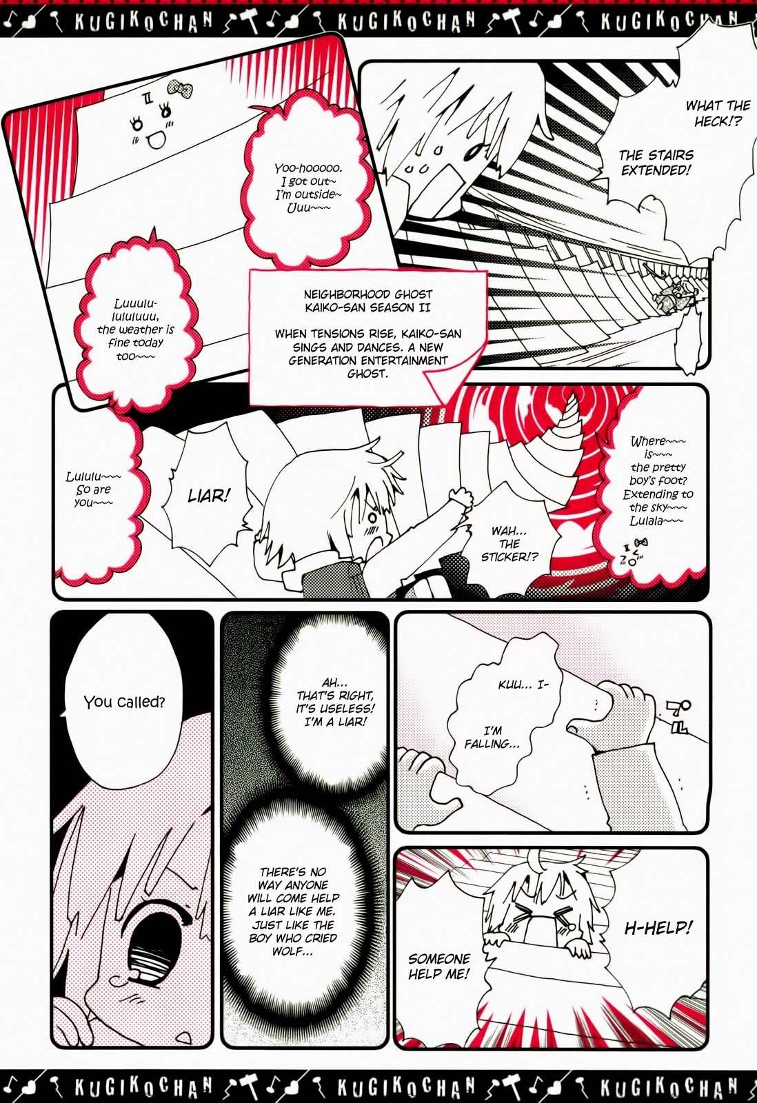 Kugiko-chan Chapter 4 page 6 - Chapter 4: Ghost Sticker