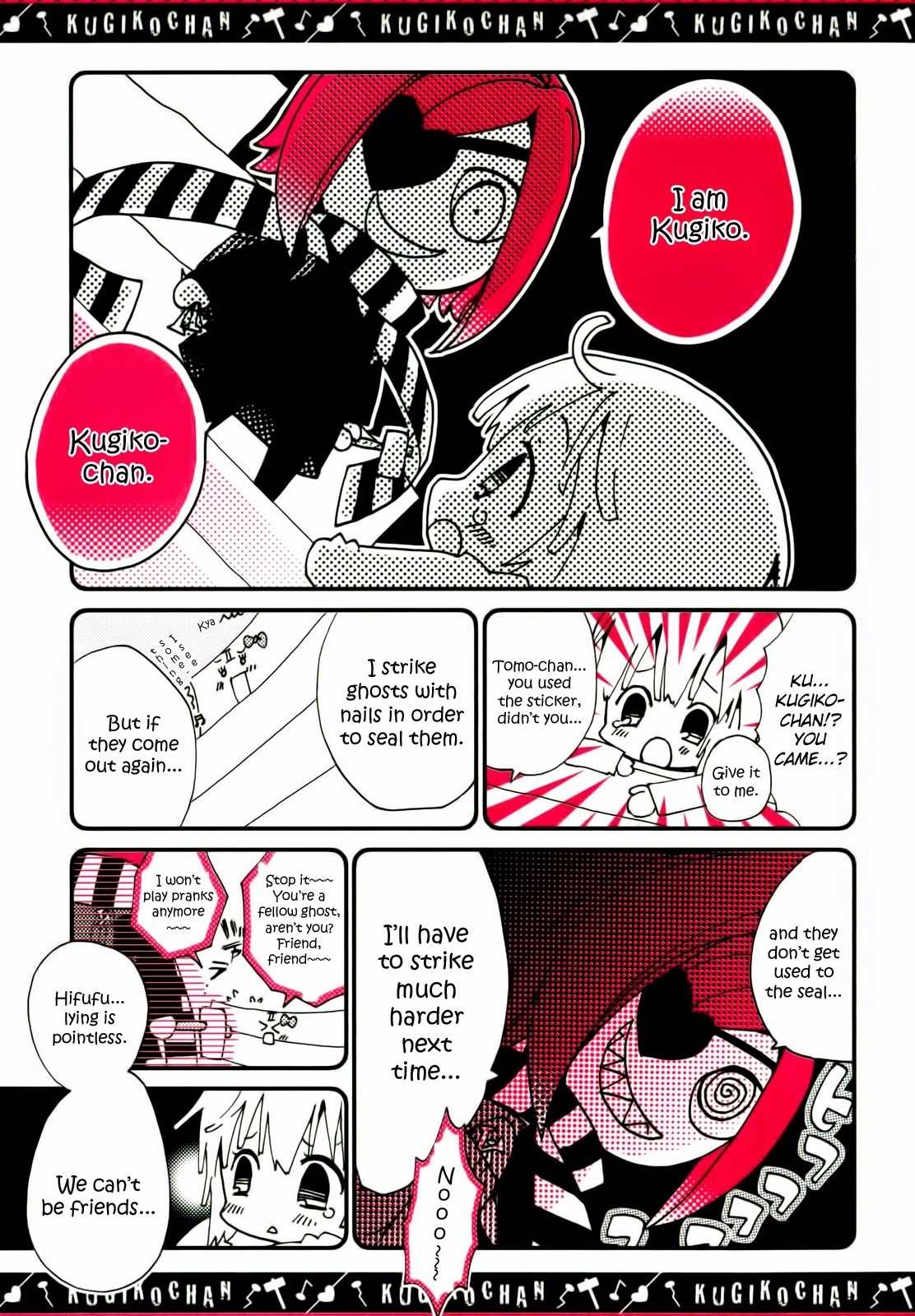 Kugiko-chan Chapter 4 page 7 - Chapter 4: Ghost Sticker