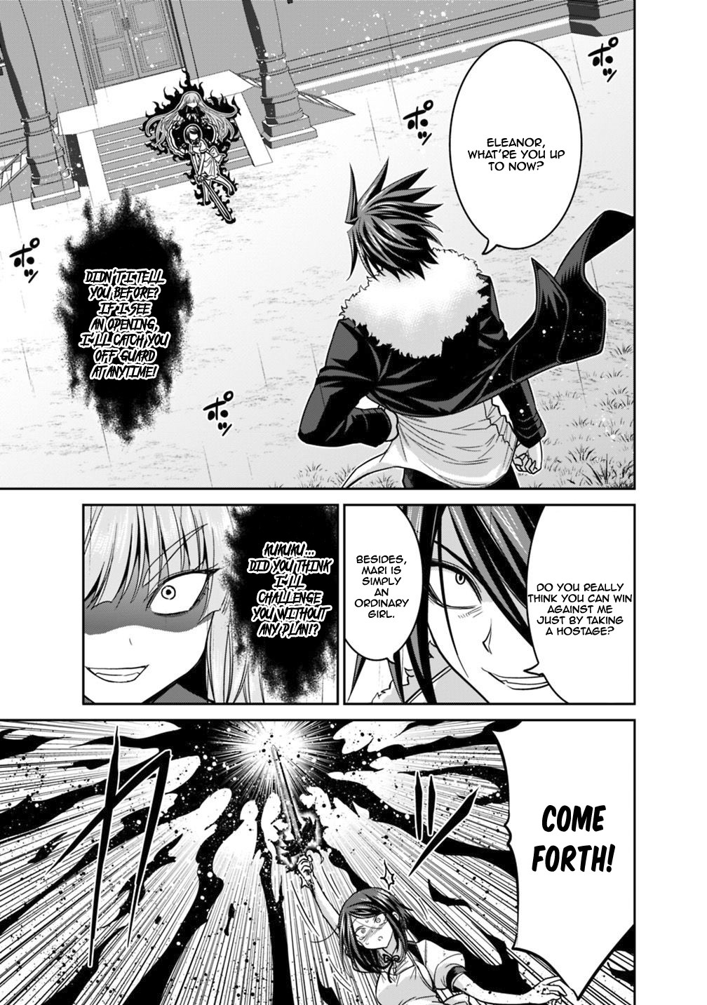 Kujibiki Tokushou Musou Harem-ken Chapter 11.1 page 12 - Chapter 11.1 - 11.2: I'm The Master! Rebellion Of The Devil Sword Eleanor!