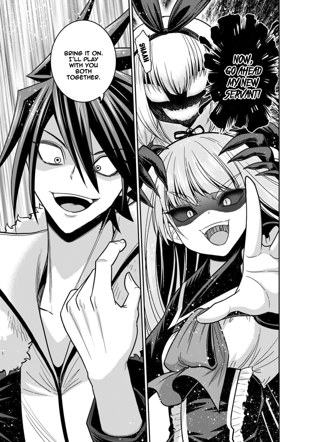 Kujibiki Tokushou Musou Harem-ken Chapter 11.1 page 14 - Chapter 11.1 - 11.2: I'm The Master! Rebellion Of The Devil Sword Eleanor!