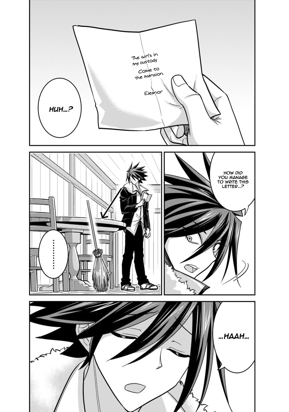 Kujibiki Tokushou Musou Harem-ken Chapter 11.1 page 9 - Chapter 11.1 - 11.2: I'm The Master! Rebellion Of The Devil Sword Eleanor!